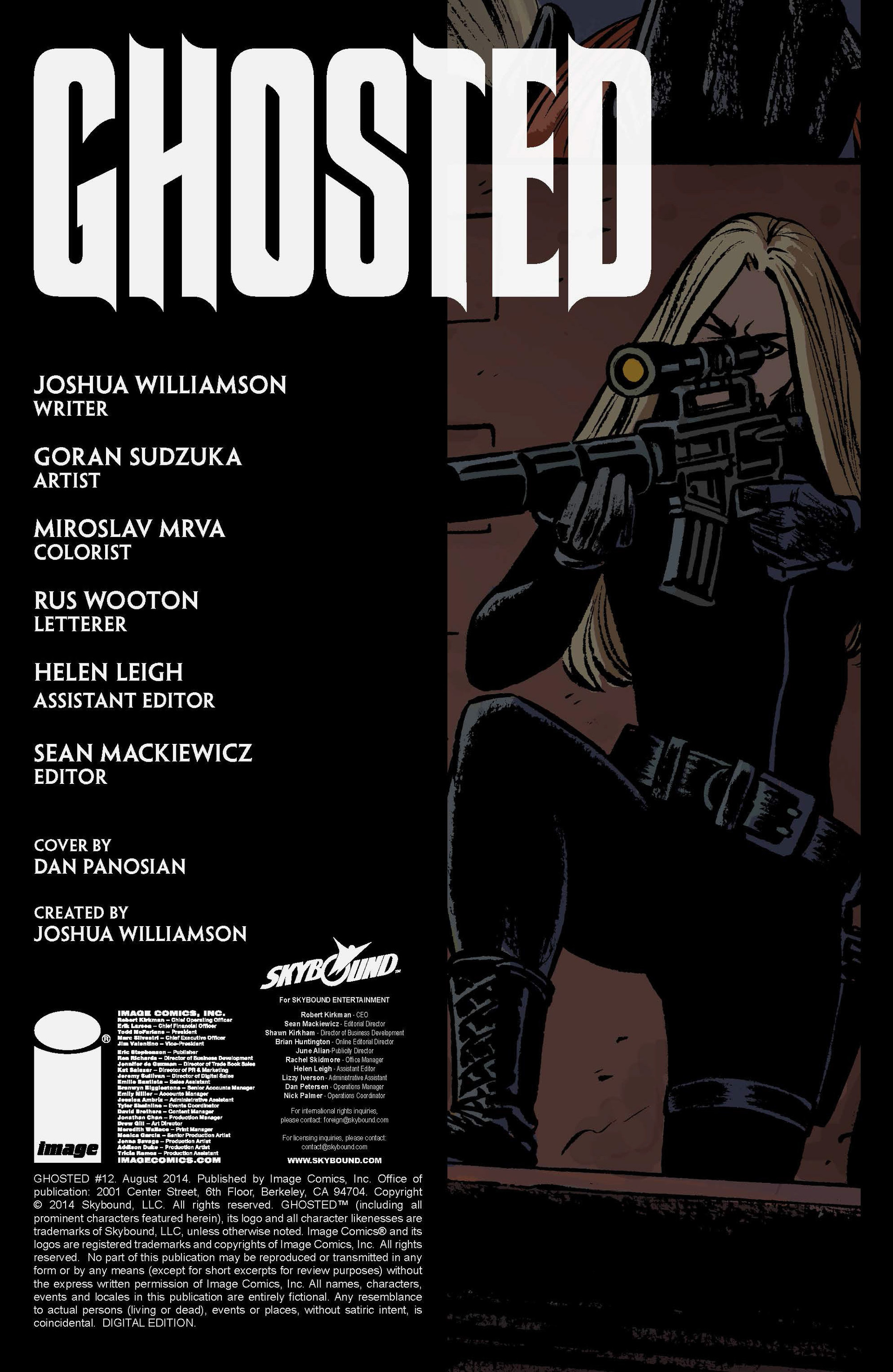 Read online Ghosted comic -  Issue #12 - 2