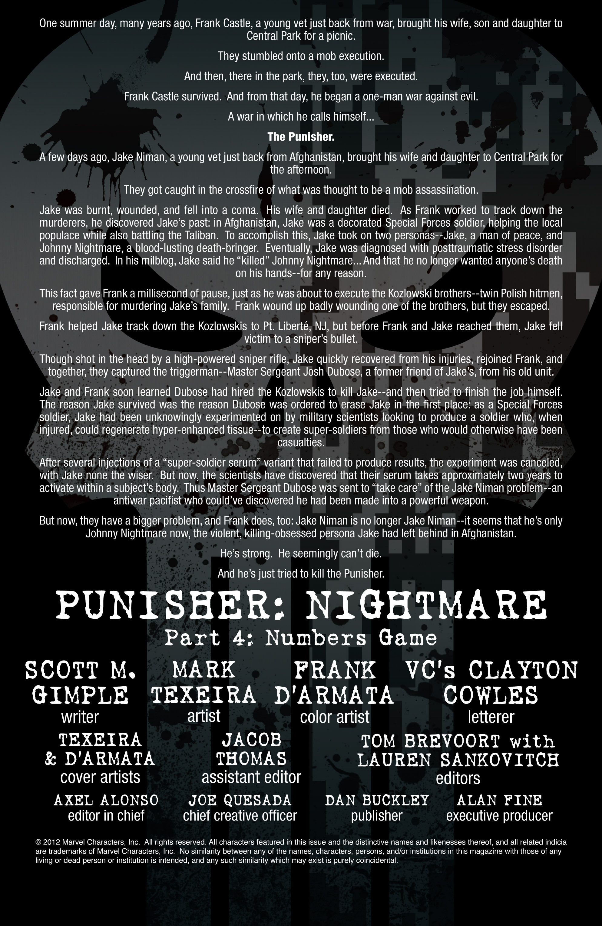Read online Punisher: Nightmare comic -  Issue #4 - 2