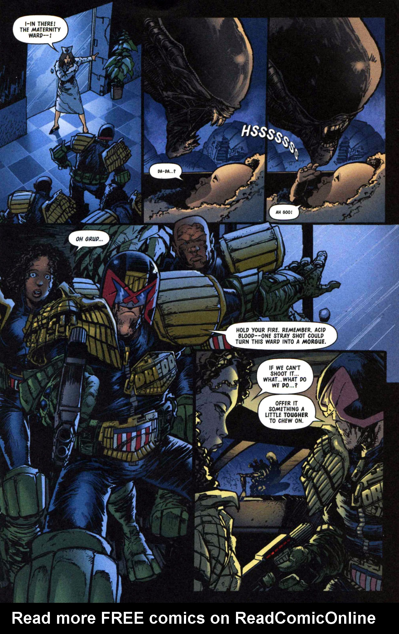 Read online Judge Dredd Vs. Aliens:  Incubus comic -  Issue #2 - 13