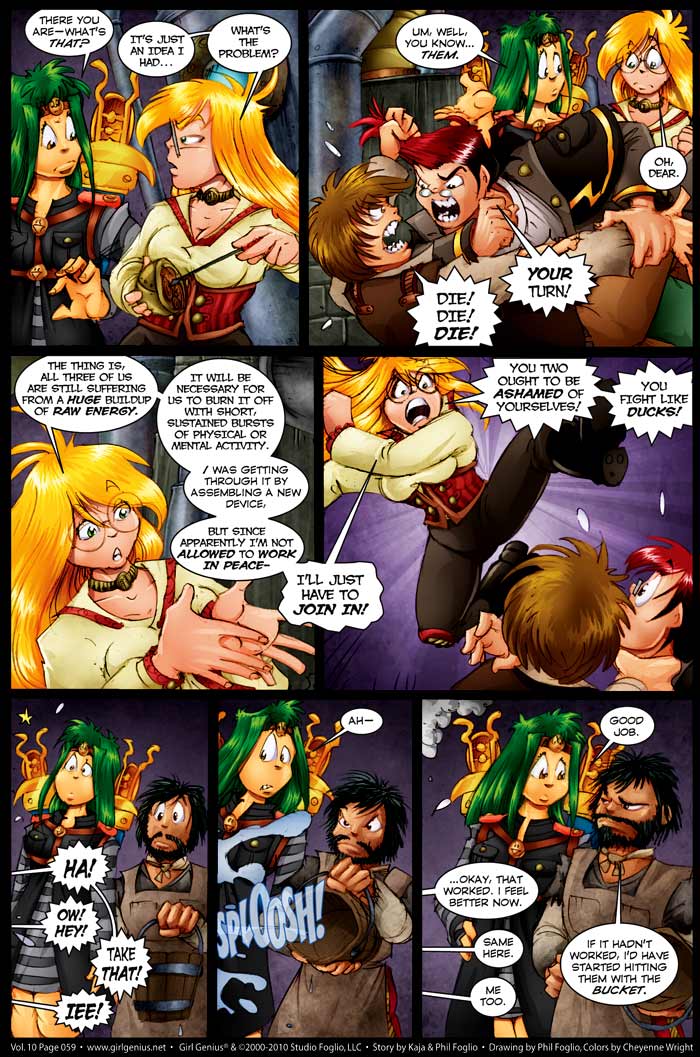 Read online Girl Genius (2002) comic -  Issue #10 - 60