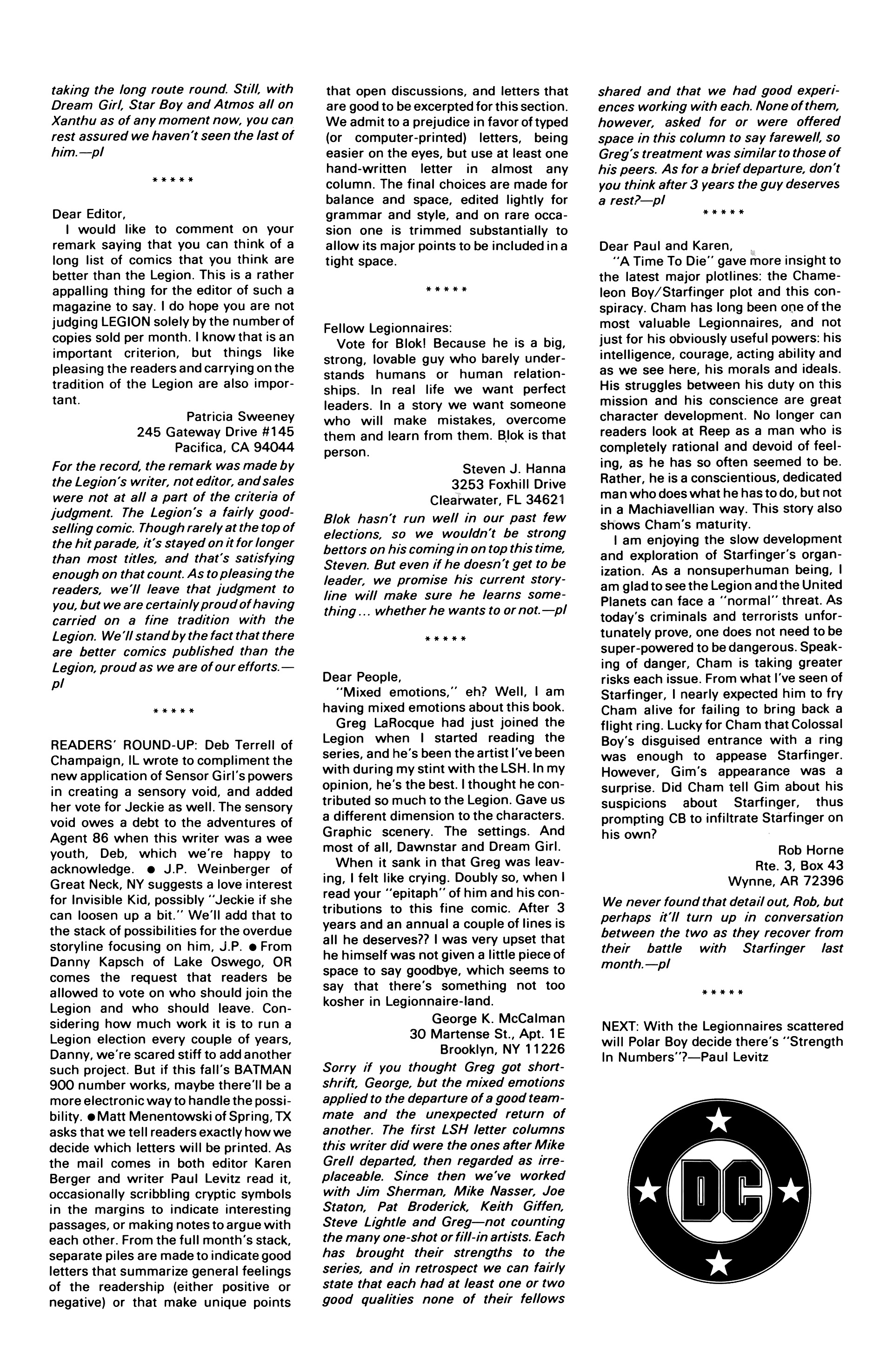 Read online Legion of Super-Heroes (1984) comic -  Issue #53 - 30