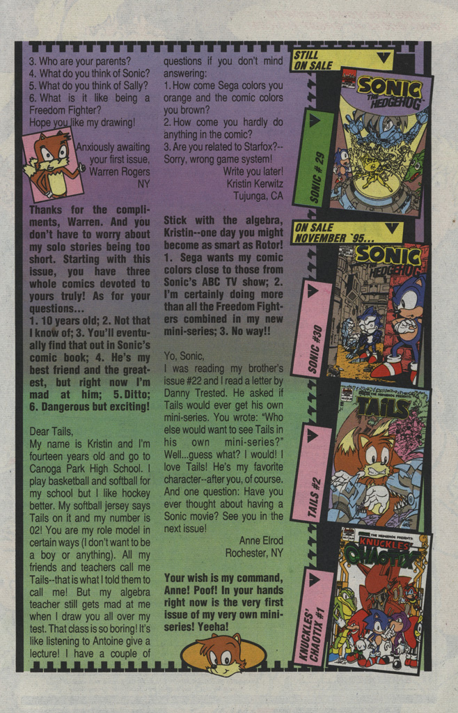 Read online Tails comic -  Issue #1 - 33