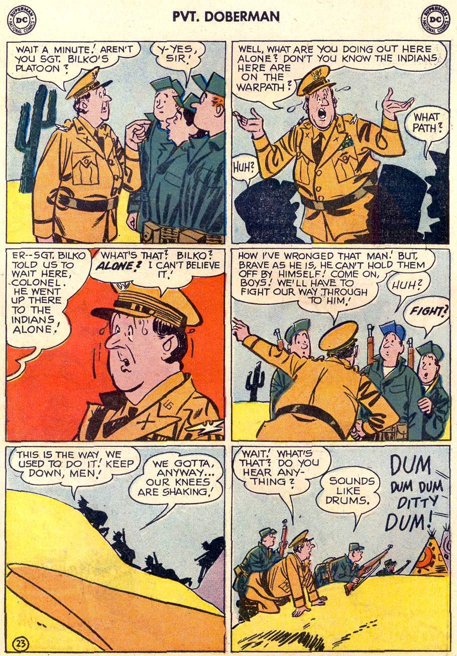Read online Sgt. Bilko's Pvt. Doberman comic -  Issue #6 - 29