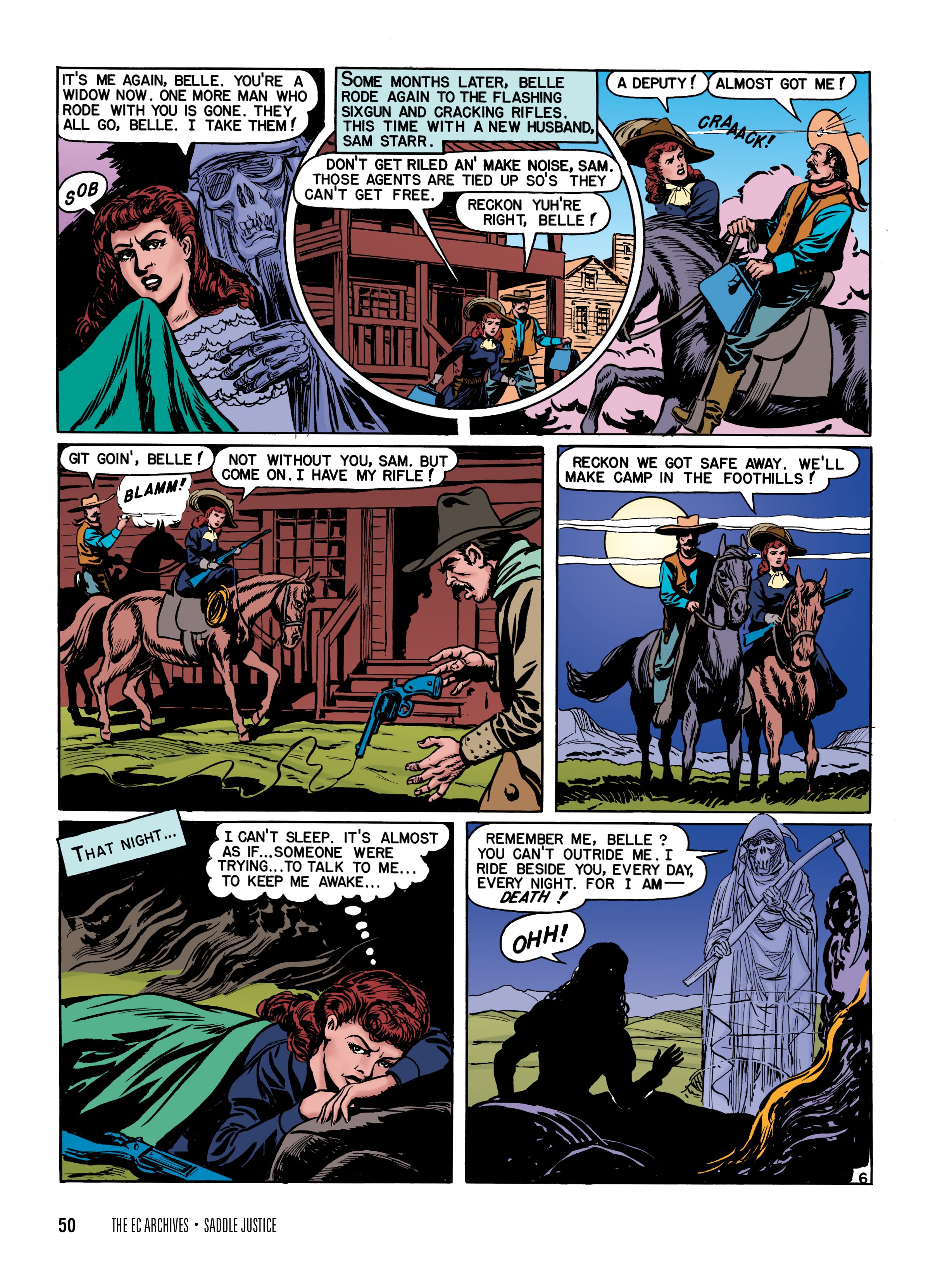 Read online The EC Archives: Saddle Justice comic -  Issue # TPB (Part 1) - 52