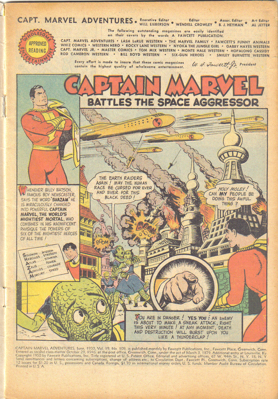 Read online Captain Marvel Adventures comic -  Issue #109 - 3