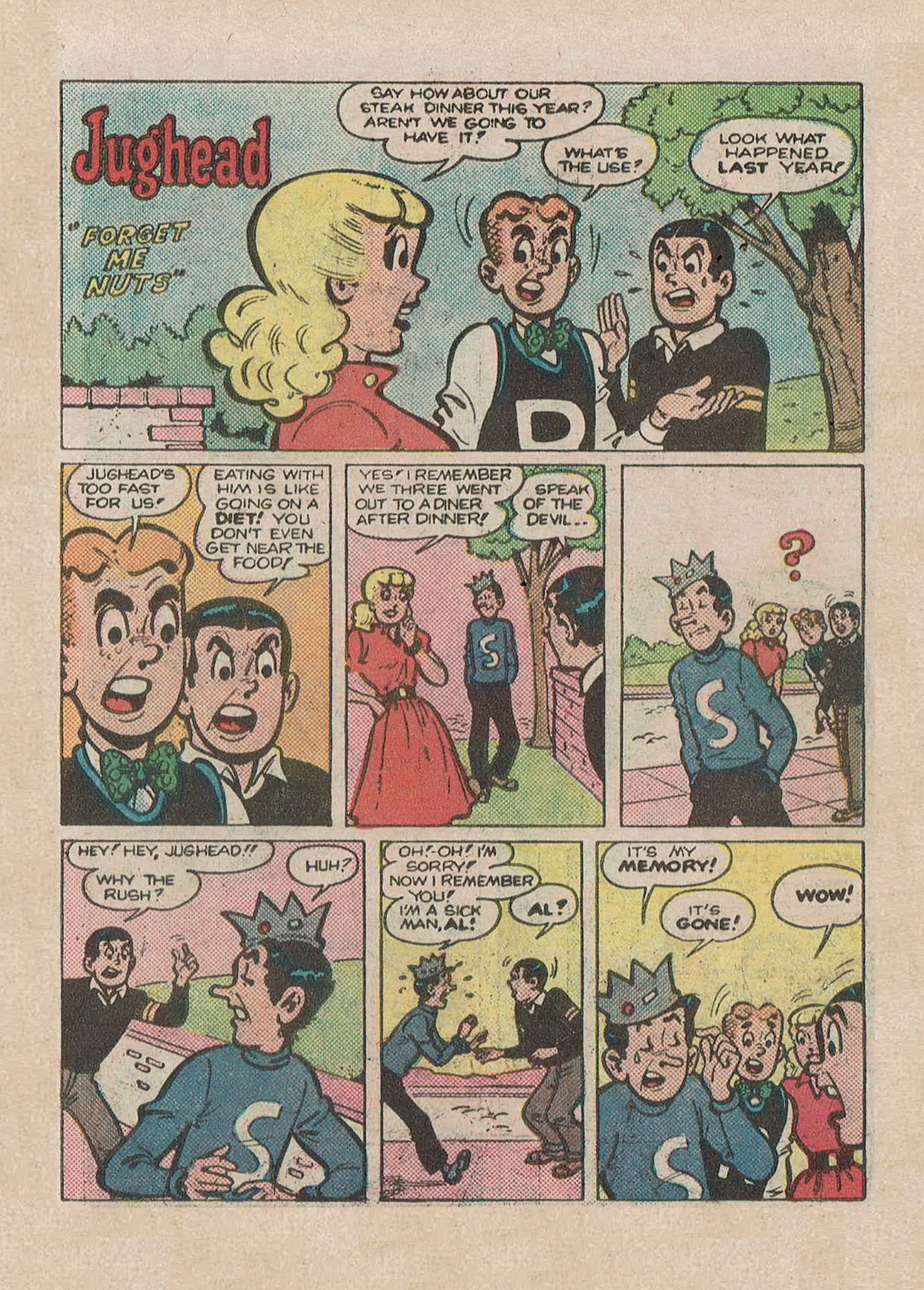 Read online Archie's Double Digest Magazine comic -  Issue #28 - 135