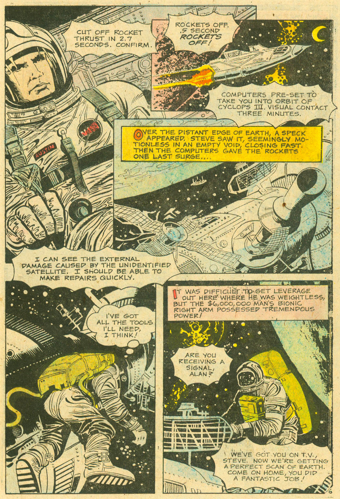 Read online The Six Million Dollar Man [comic] comic -  Issue #6 - 9