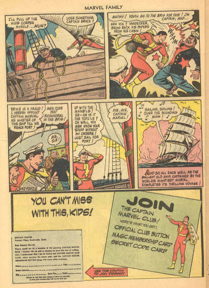 Read online The Marvel Family comic -  Issue #41 - 48