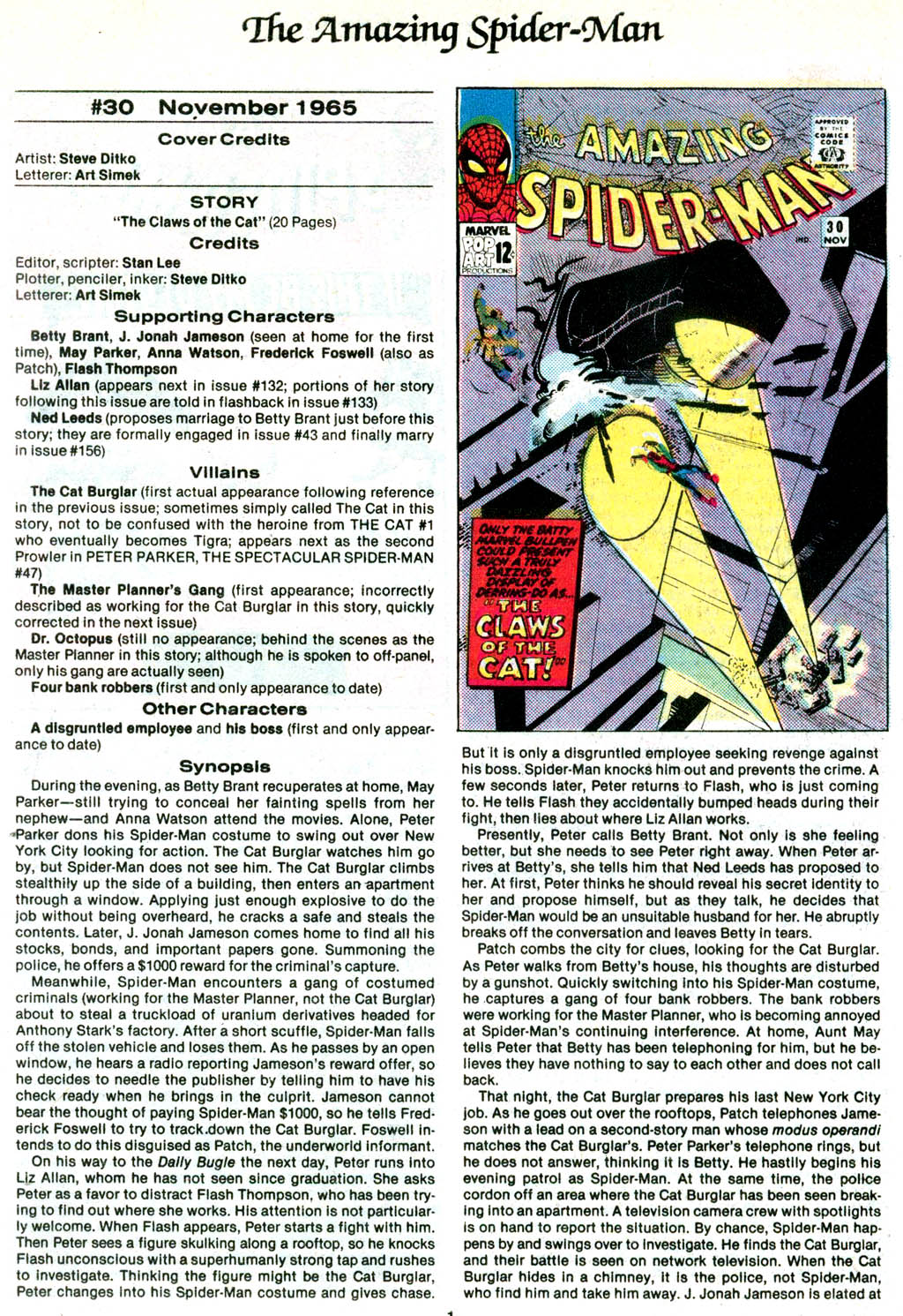 Read online The Official Marvel Index to The Amazing Spider-Man comic -  Issue #2 - 3