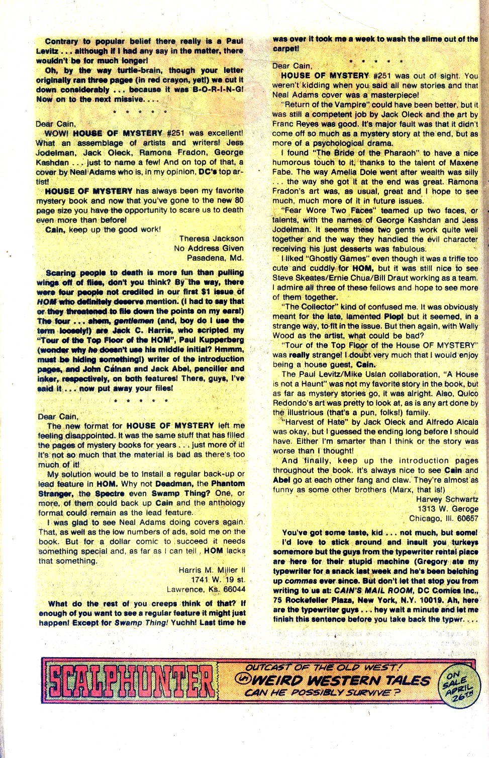 Read online House of Mystery (1951) comic -  Issue #253 - 66