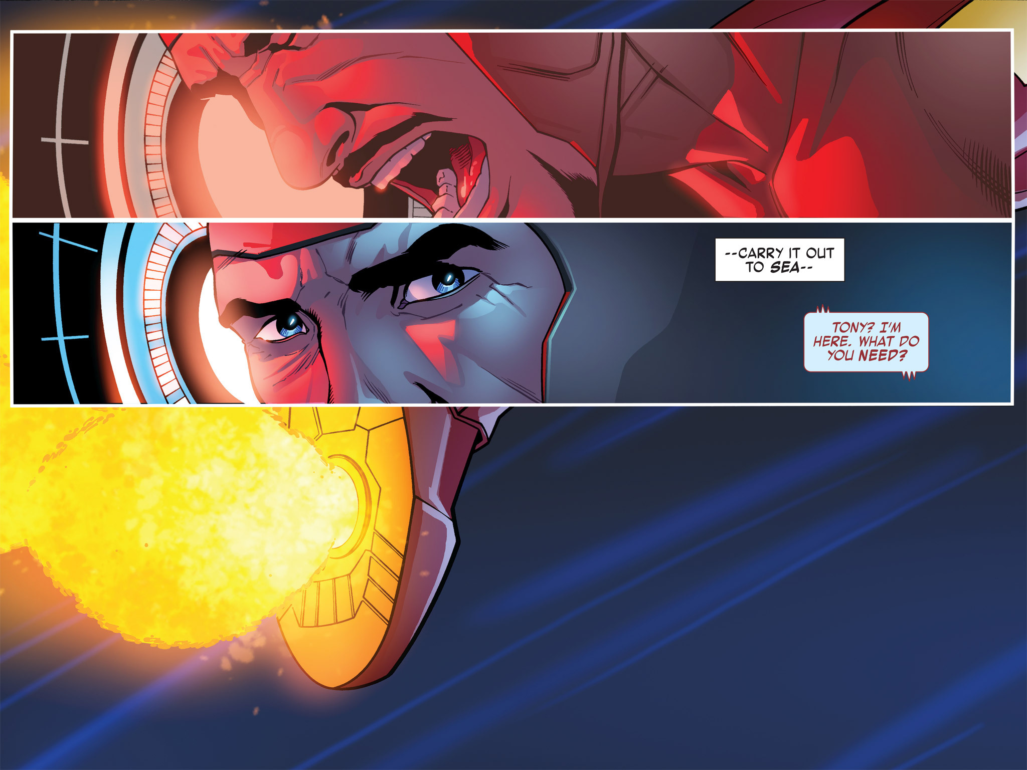 Read online Iron Man: Fatal Frontier Infinite Comic comic -  Issue #1 - 100