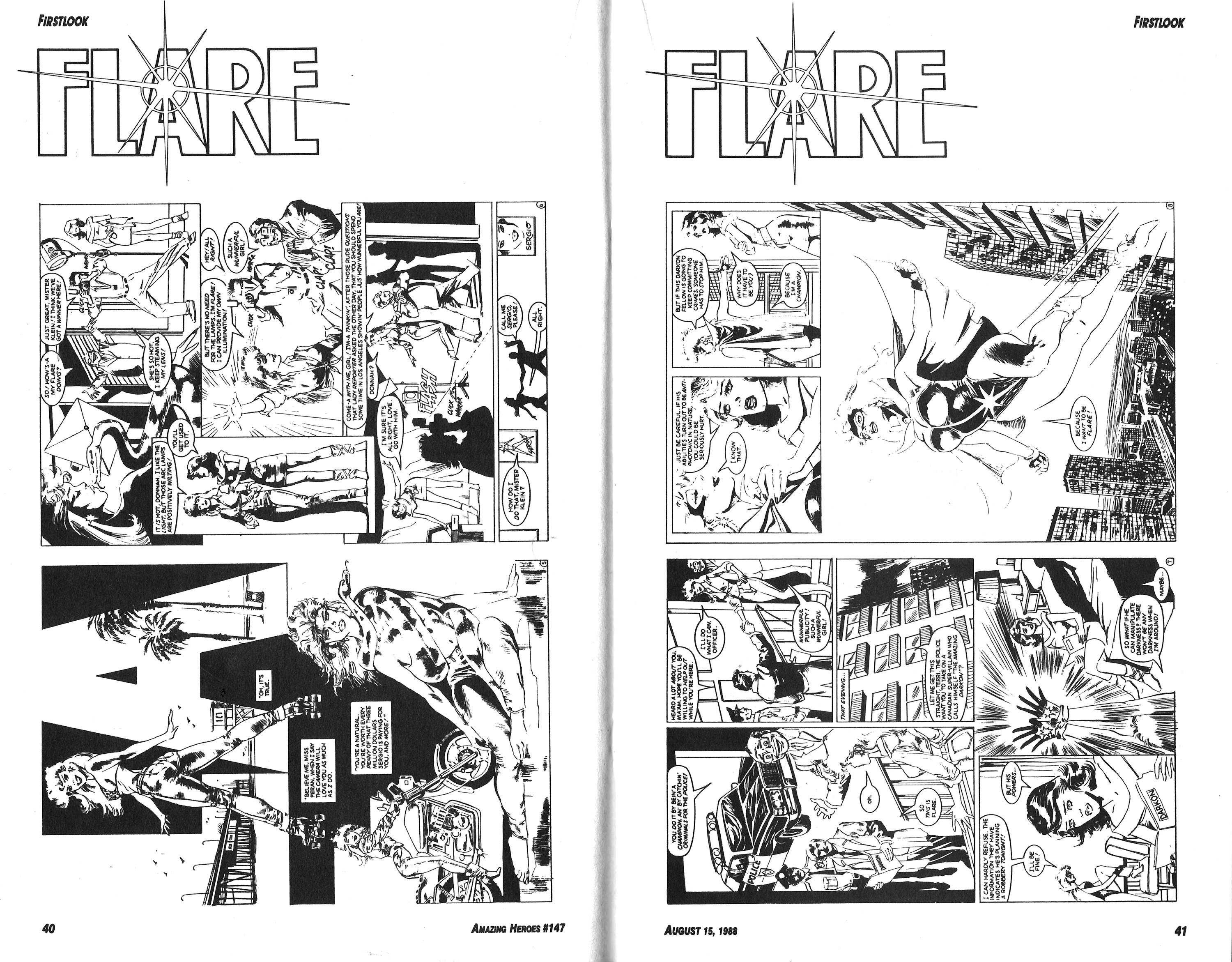 Read online Amazing Heroes comic -  Issue #147 - 21