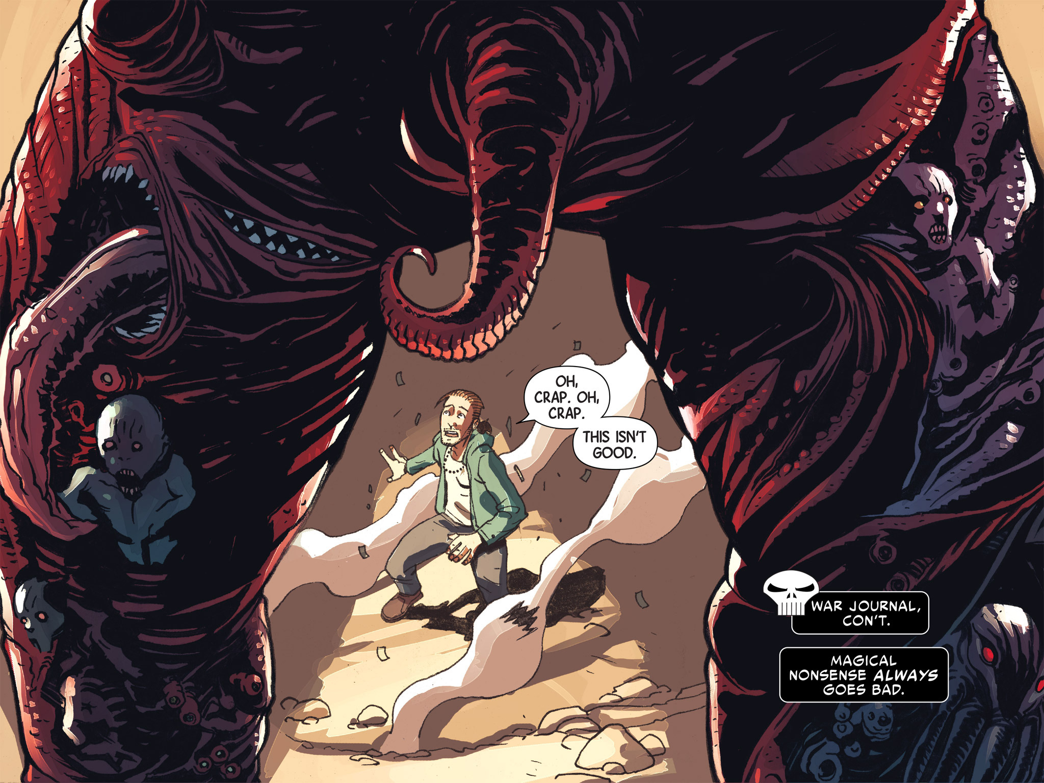 Read online Doctor Strange/Punisher: Magic Bullets Infinite Comic comic -  Issue #7 - 2