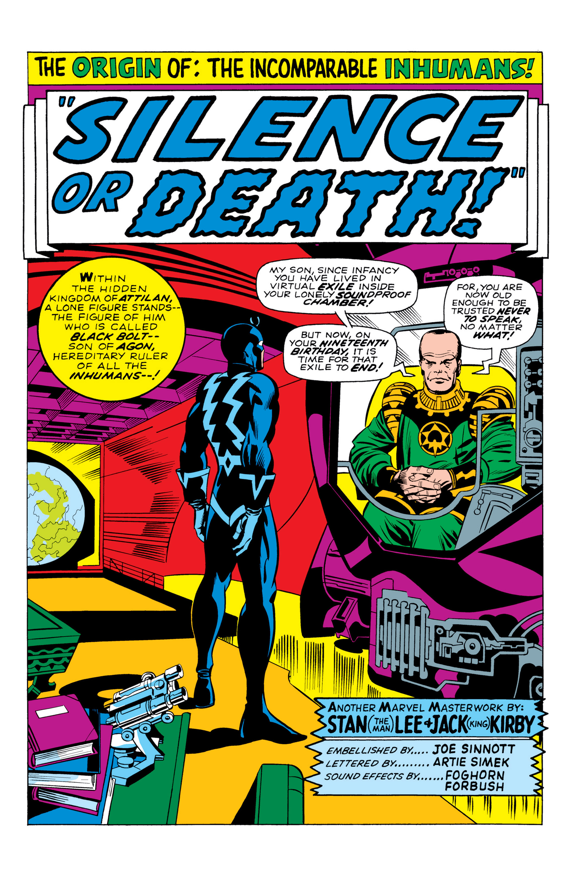 Read online Marvel Masterworks: The Inhumans comic -  Issue # TPB 1 (Part 1) - 23