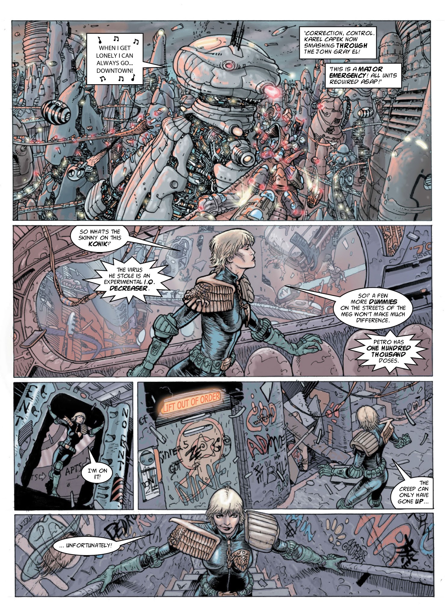 Read online Judge Anderson: The Psi Files comic -  Issue # TPB 5 - 47