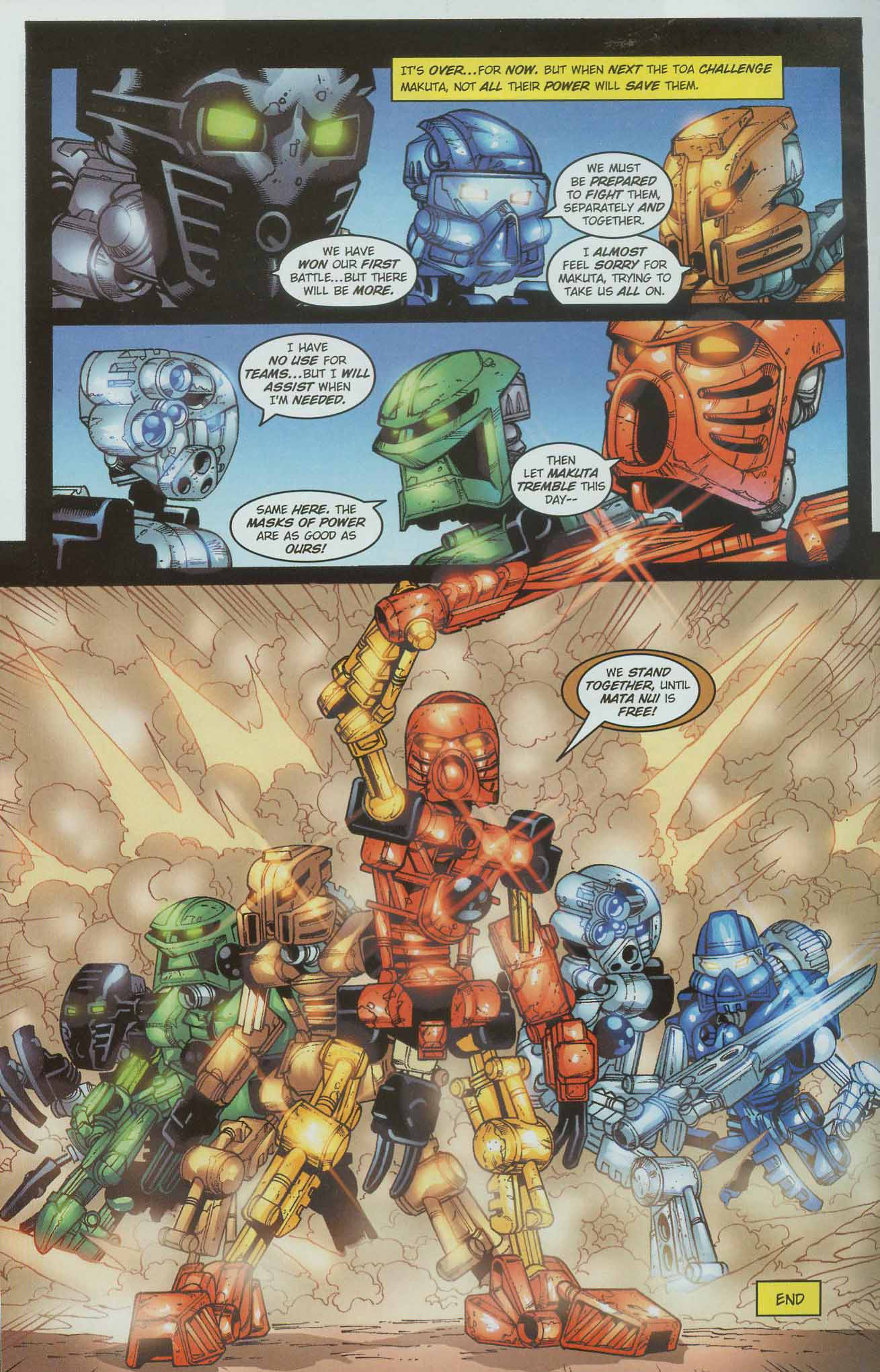 Read online Bionicle comic -  Issue #3 - 18