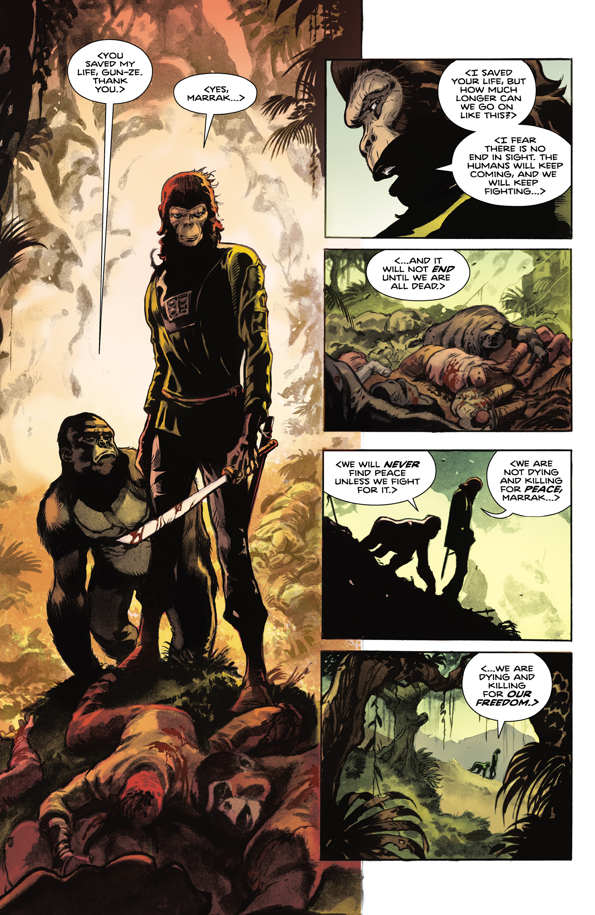 Read online Tarzan On the Planet of the Apes comic -  Issue #2 - 7