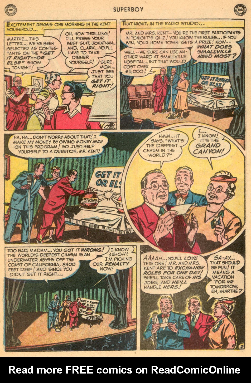 Read online Superboy (1949) comic -  Issue #12 - 30