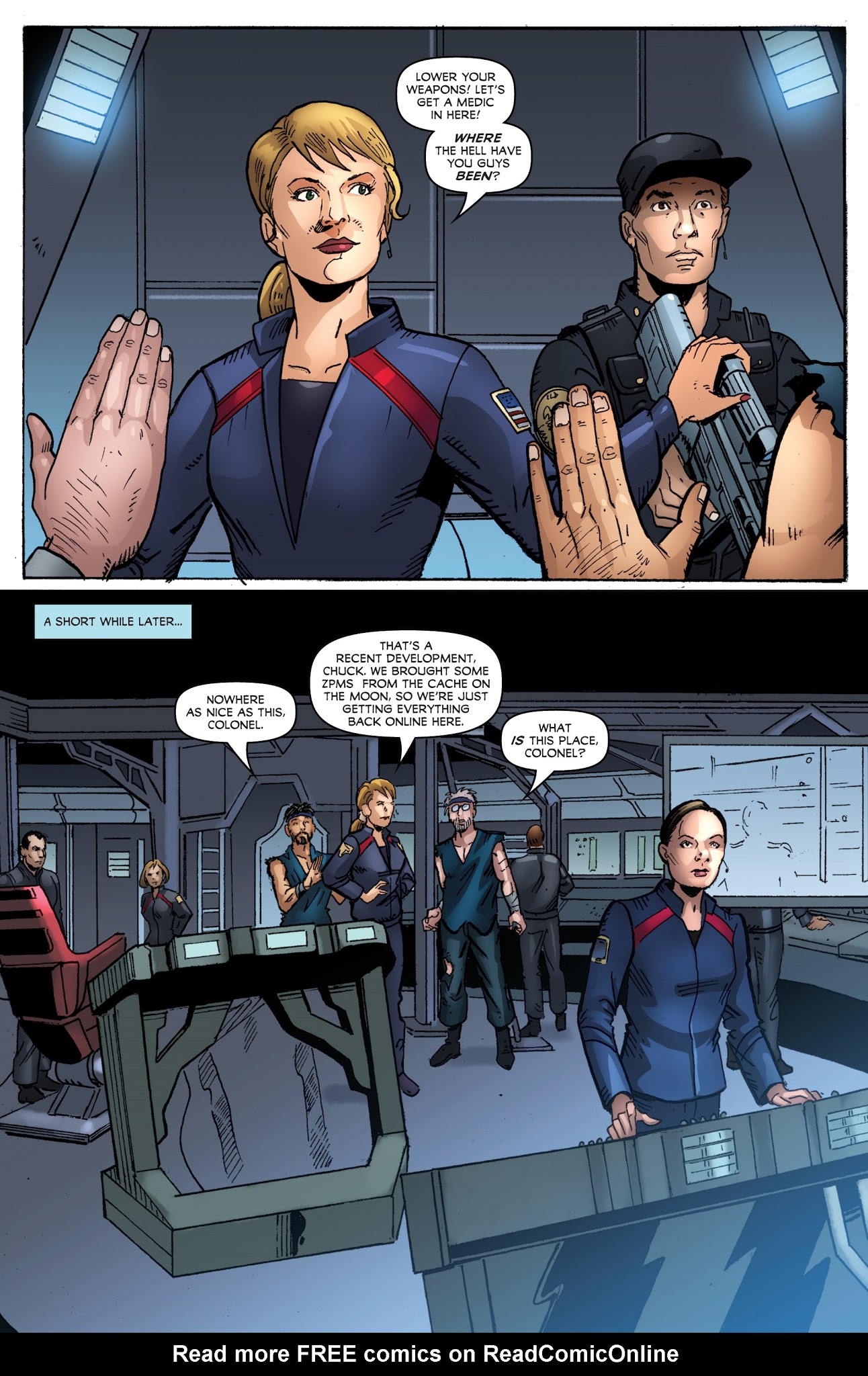Read online Stargate Atlantis: Singularity comic -  Issue #1 - 16