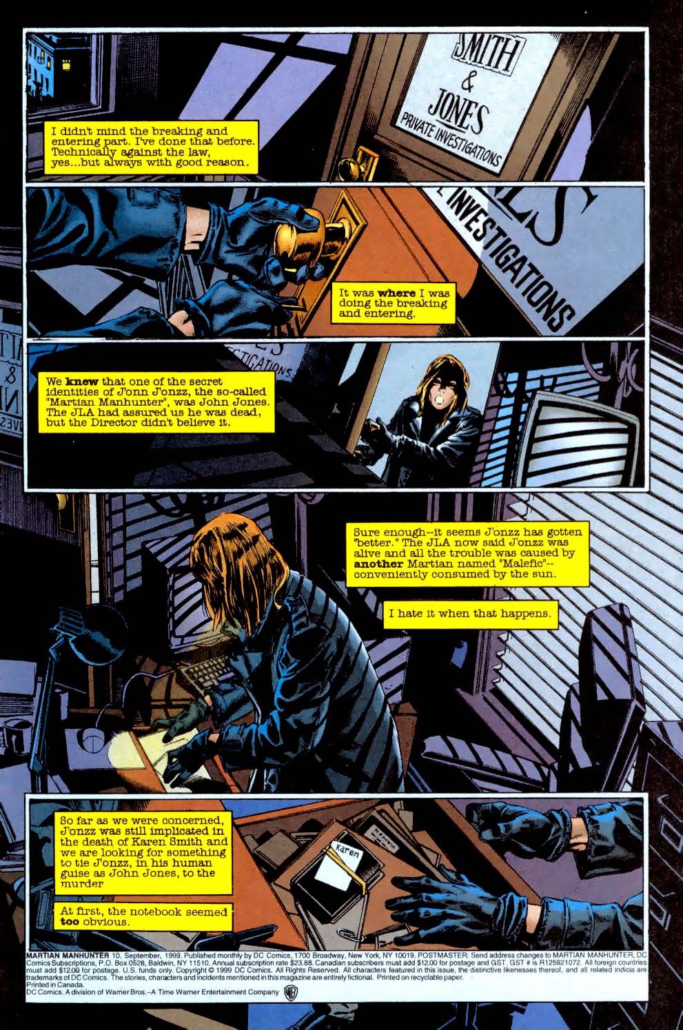 Read online Martian Manhunter (1998) comic -  Issue #10 - 2