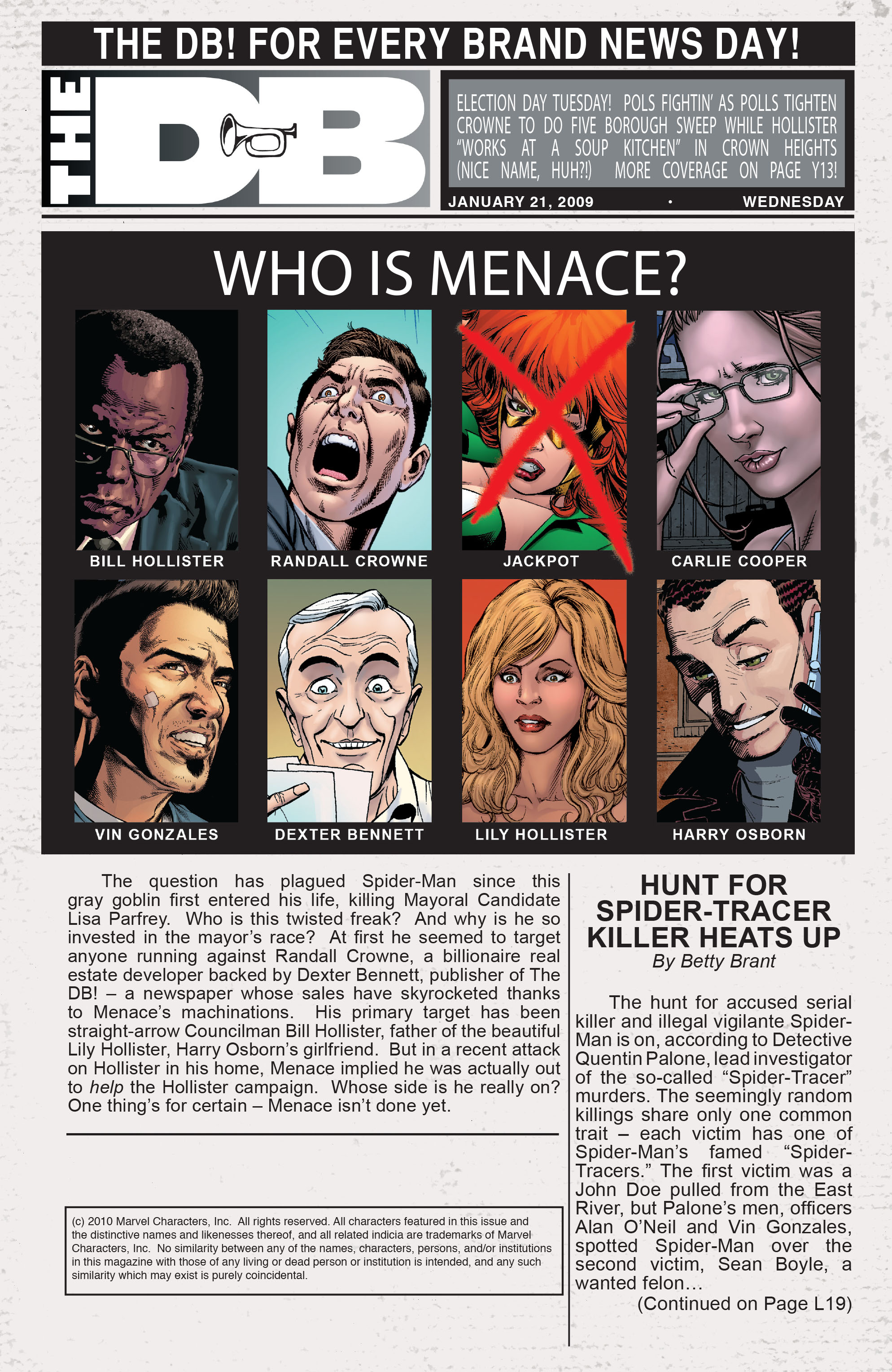 Read online The Amazing Spider-Man (1963) comic -  Issue #584 - 2