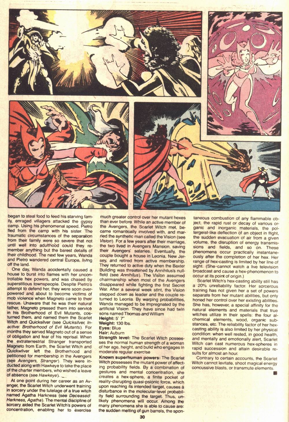 Read online The Official Handbook of the Marvel Universe Deluxe Edition comic -  Issue #11 - 32