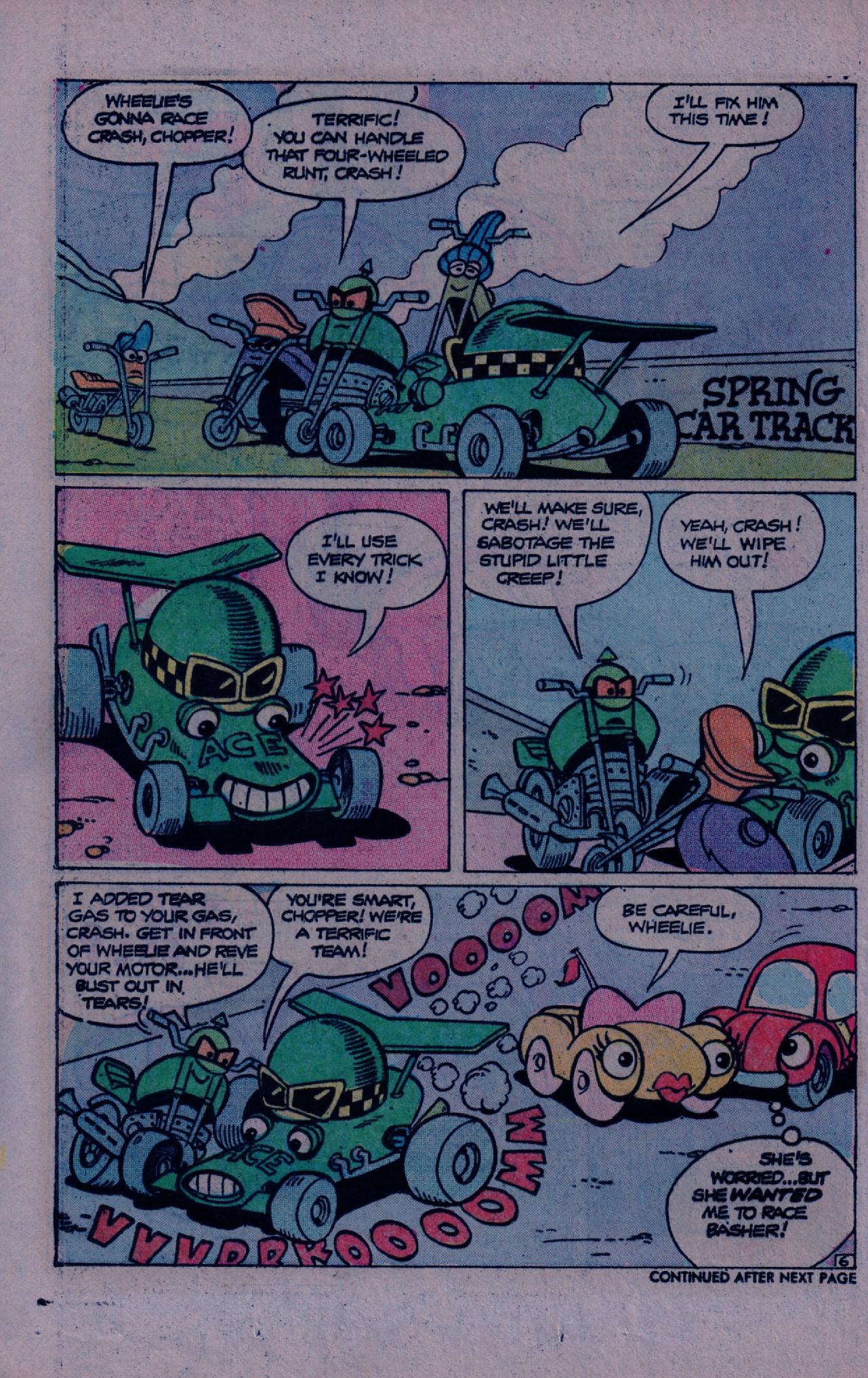 Read online Wheelie and the Chopper Bunch comic -  Issue #7 - 16