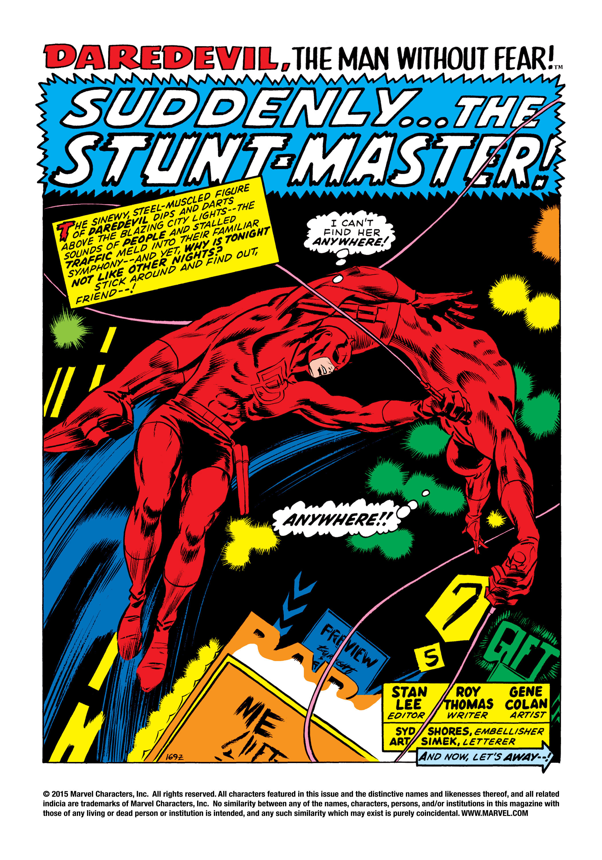 Read online Marvel Masterworks: Daredevil comic -  Issue # TPB 7 (Part 1) - 8