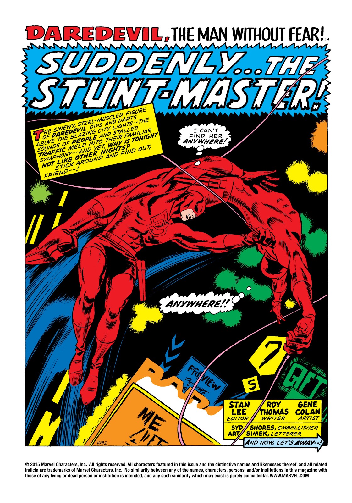 Marvel Masterworks: Daredevil issue TPB 7 (Part 1) - Page 8