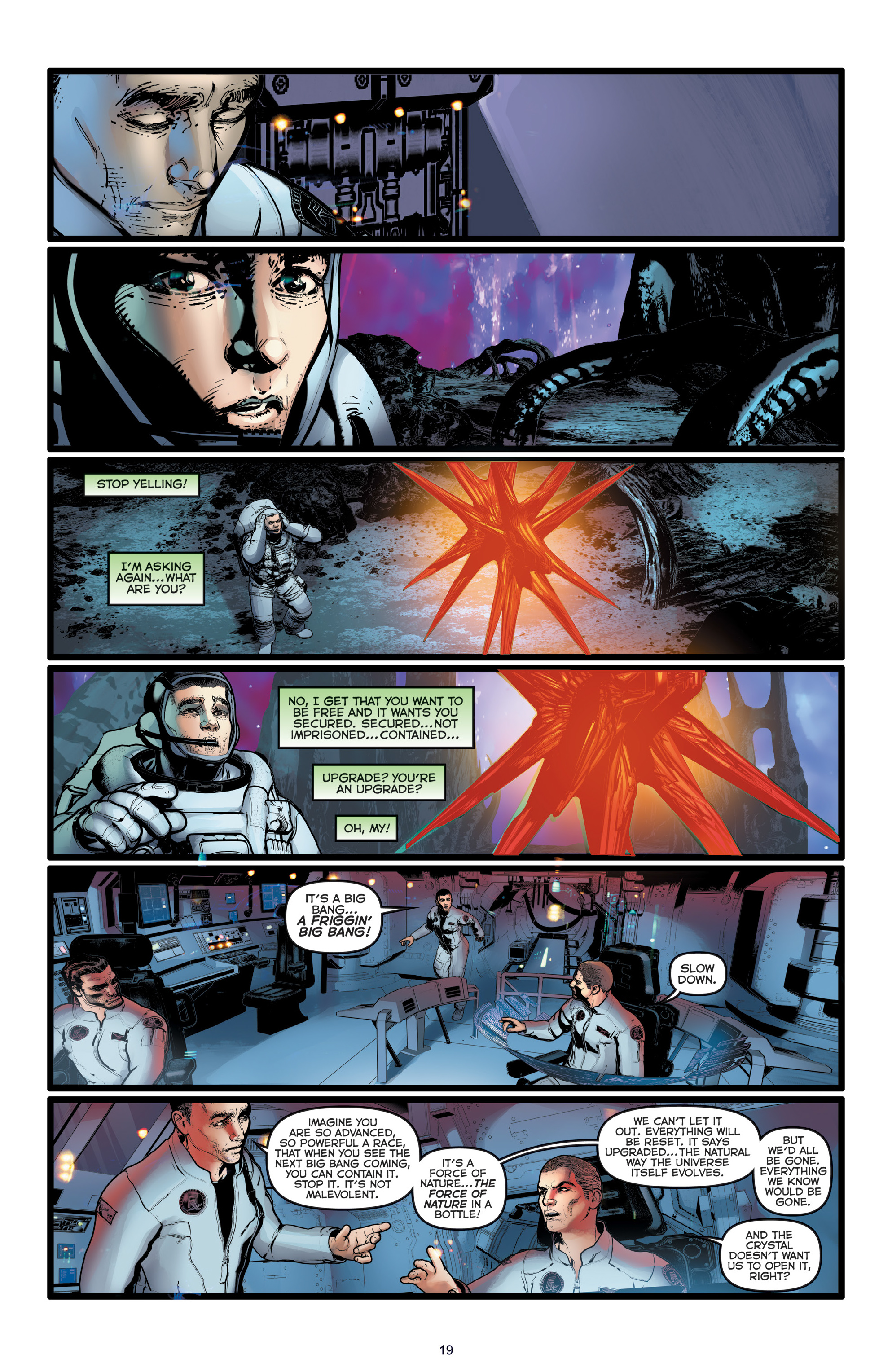 Read online Faster than Light comic -  Issue #10 - 21