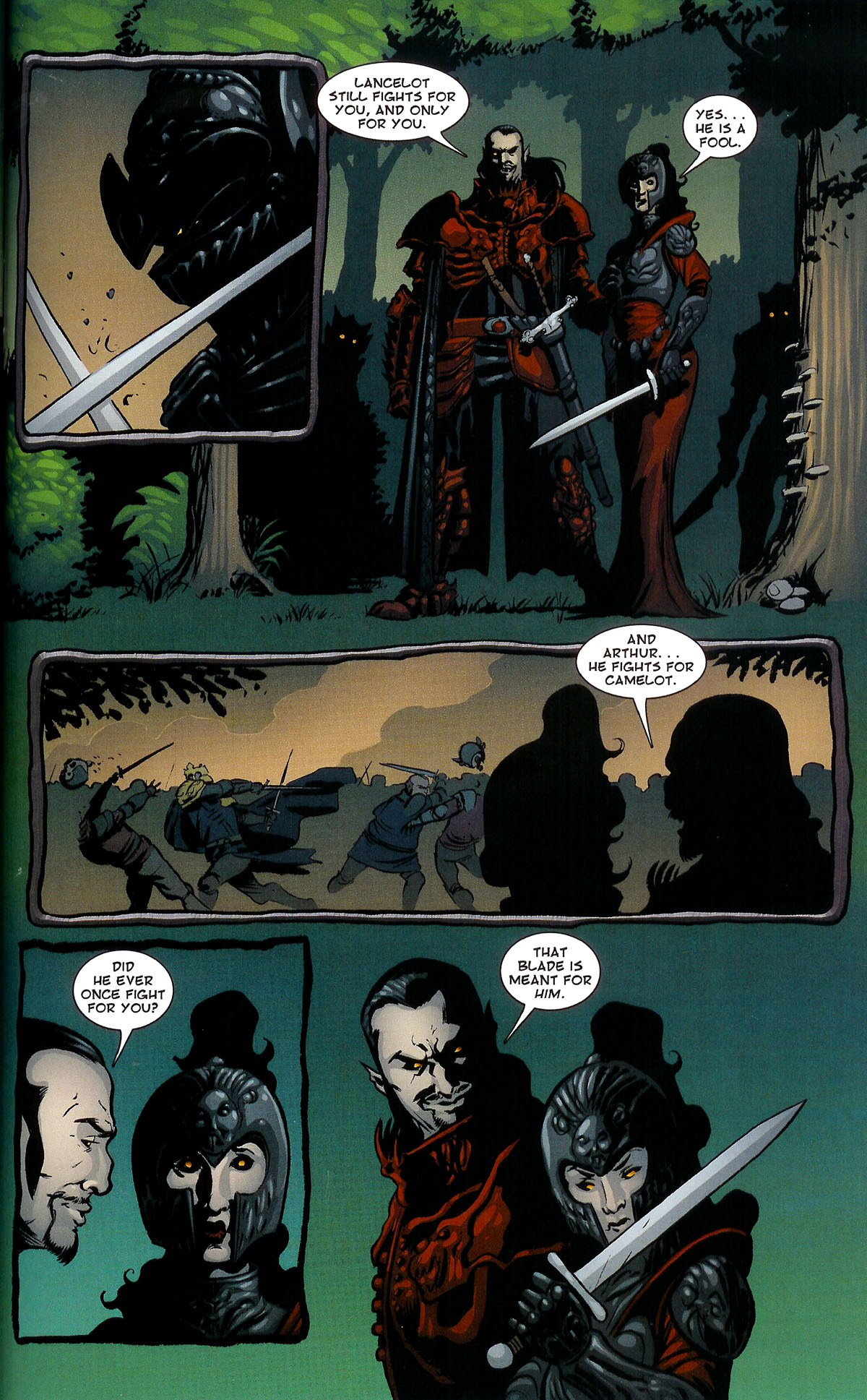 Read online Dracula vs King Arthur comic -  Issue #4 - 45