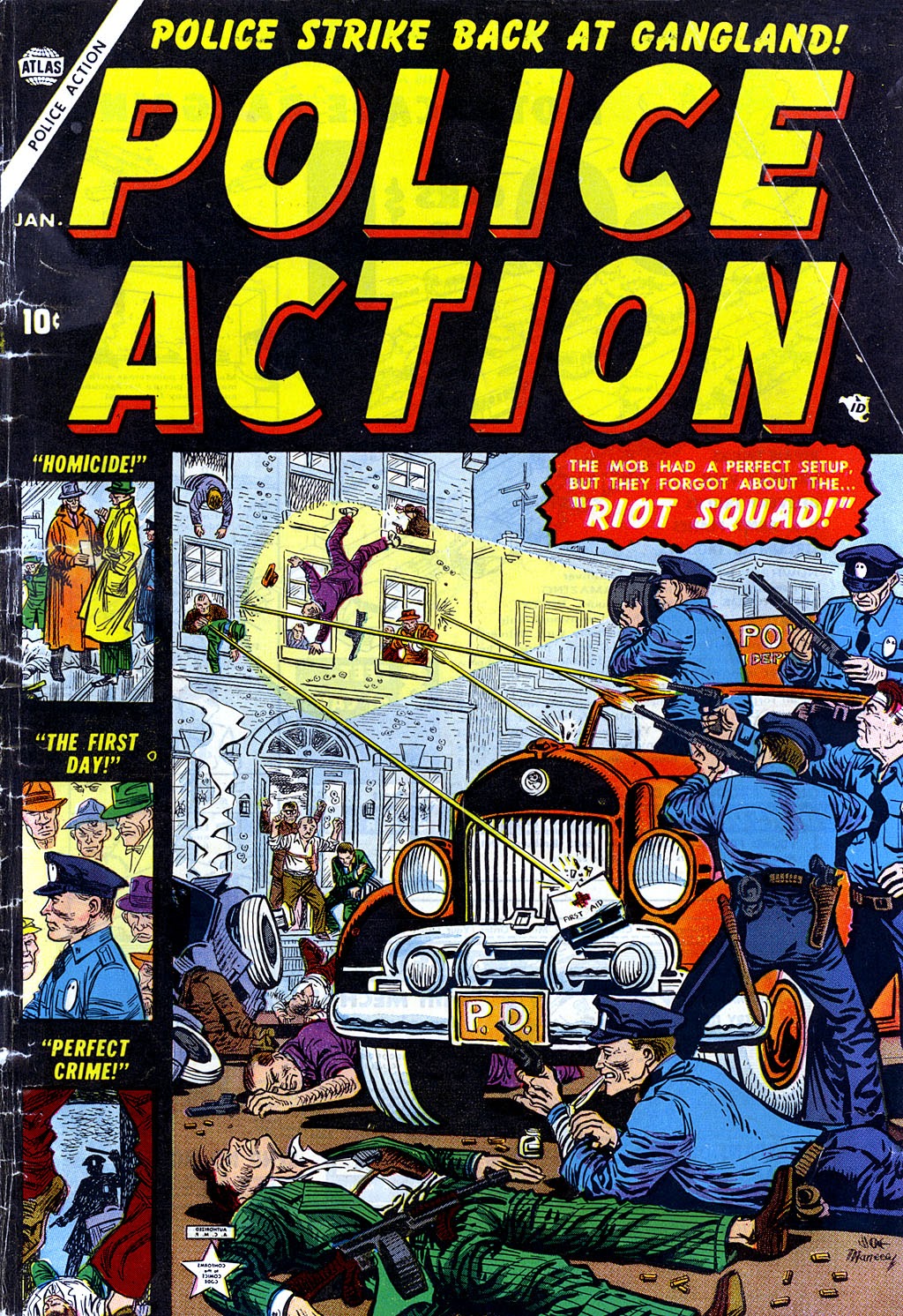 Read online Police Action comic -  Issue #1 - 1