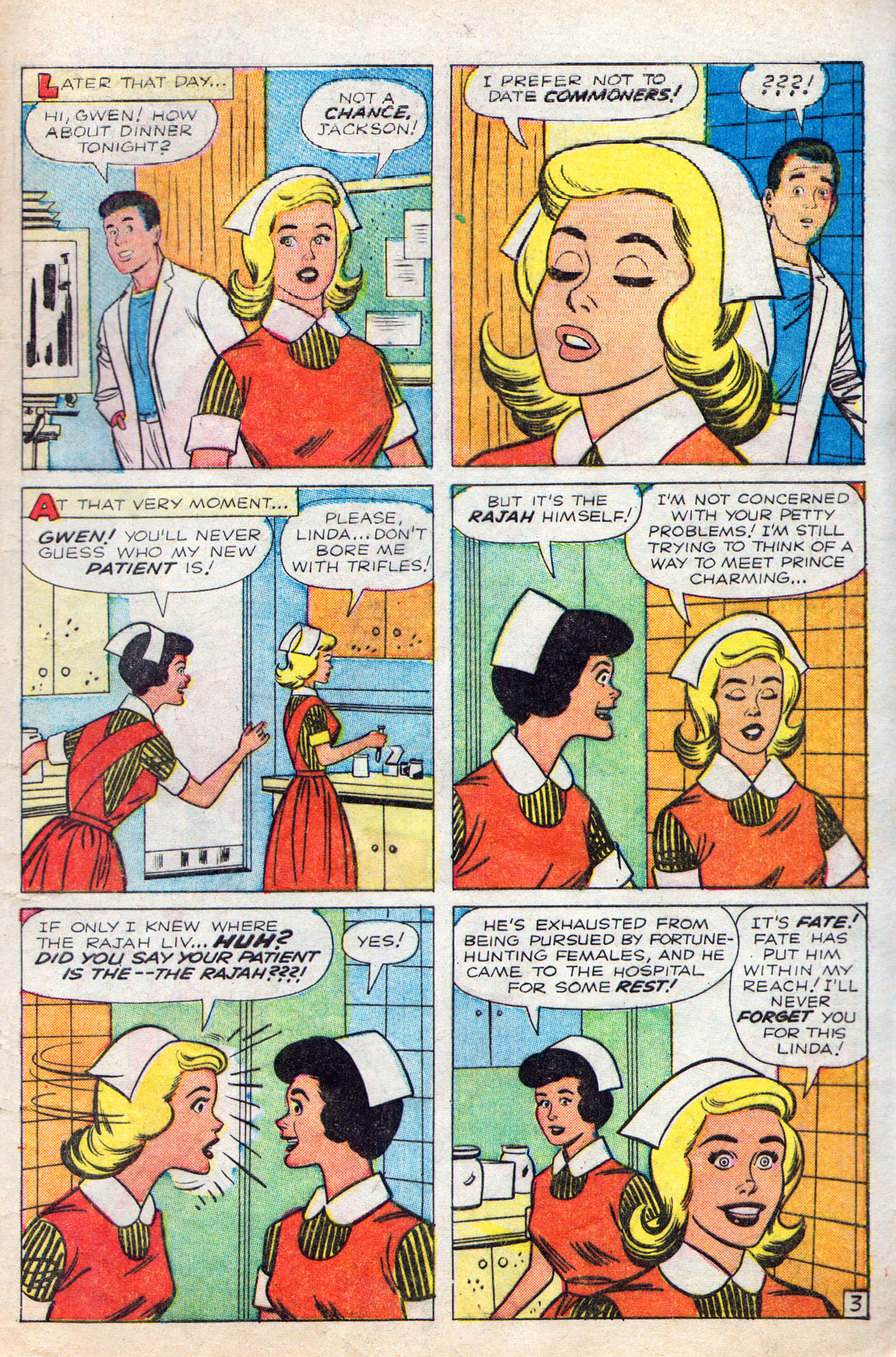 Read online Linda Carter, Student Nurse comic -  Issue #7 - 5