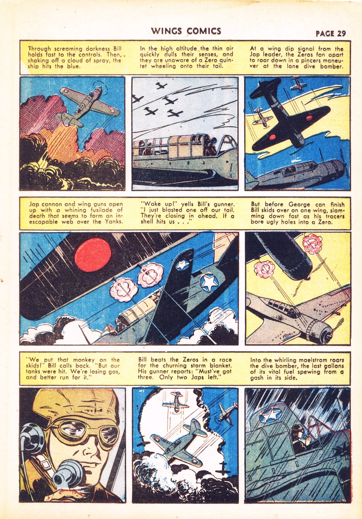 Read online Wings Comics comic -  Issue #31 - 31