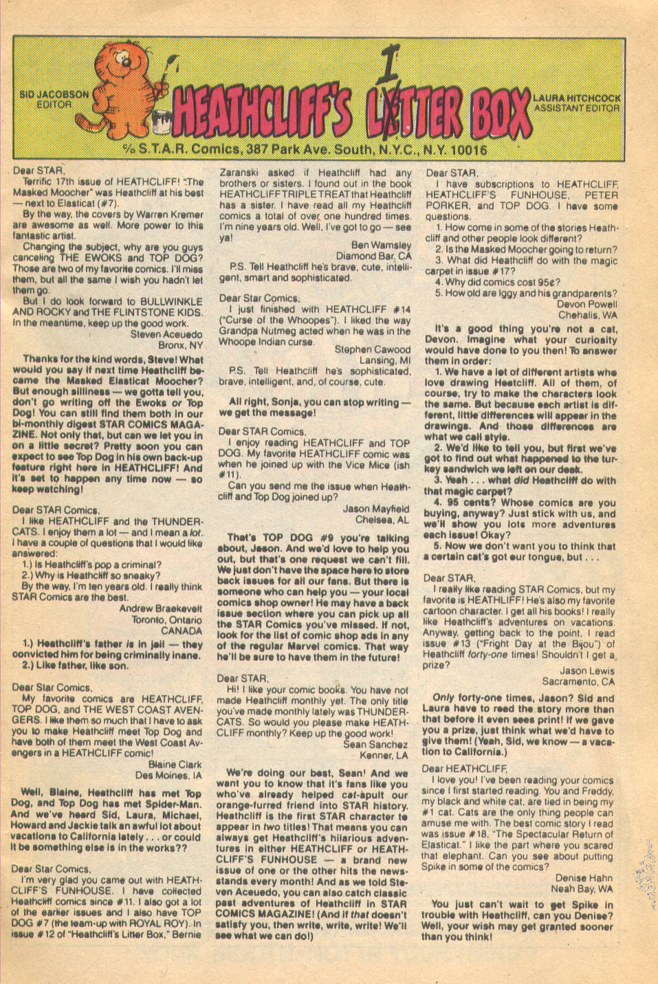 Read online Heathcliff comic -  Issue #21 - 33