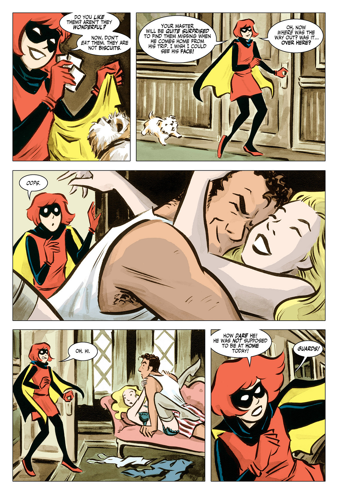 Read online Bandette (2012) comic -  Issue #1 - 5