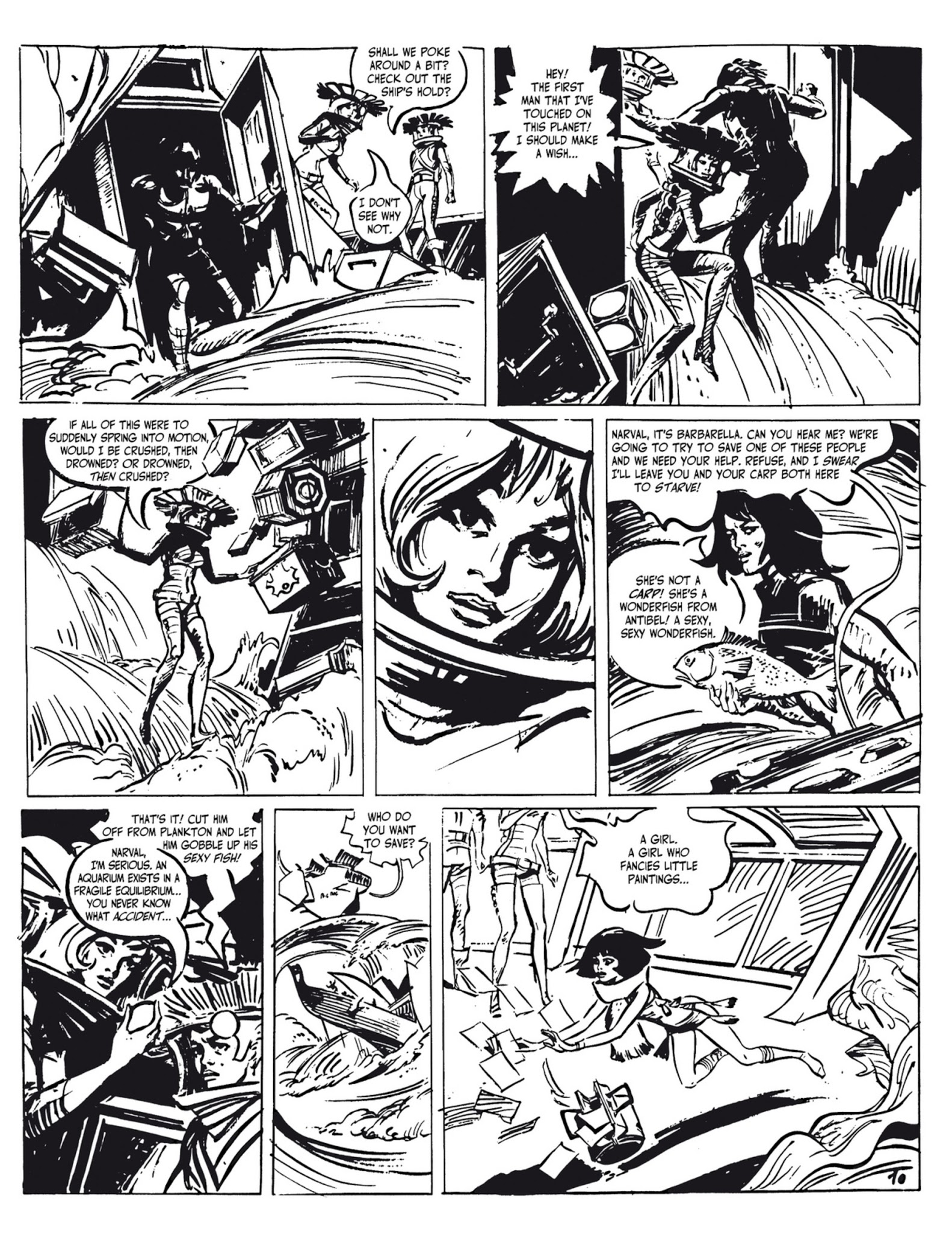 Read online Barbarella and The Wrath of the Minute-Eater comic -  Issue # TPB - 15