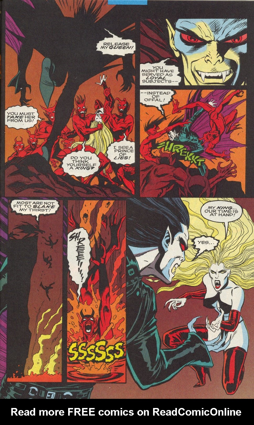 Read online Morbius: The Living Vampire (1992) comic -  Issue #9 - 16
