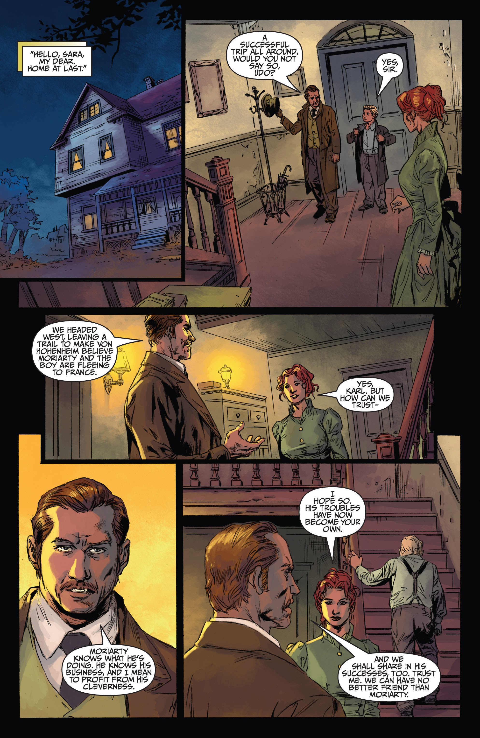 Read online Sherlock Holmes: Moriarty Lives comic -  Issue #3 - 7