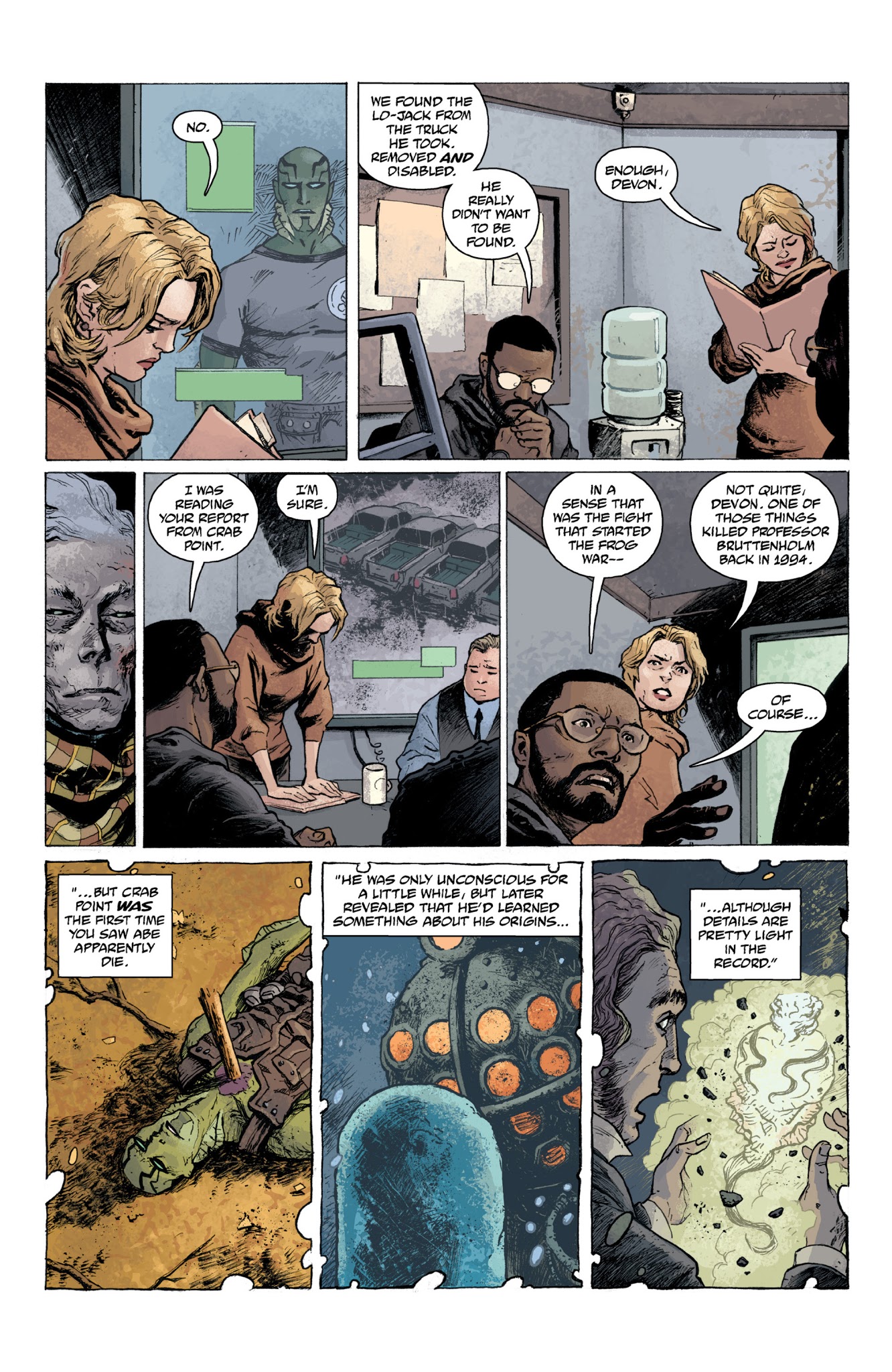 Read online Abe Sapien: Dark and Terrible and The New Race of Man comic -  Issue # TPB - 14