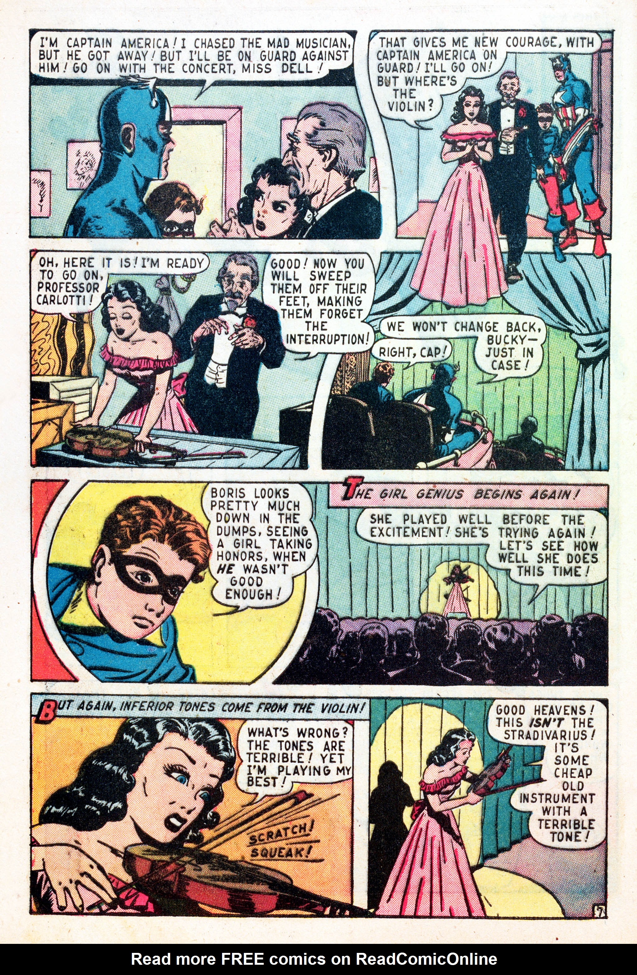 Read online Captain America Comics comic -  Issue #62 - 42