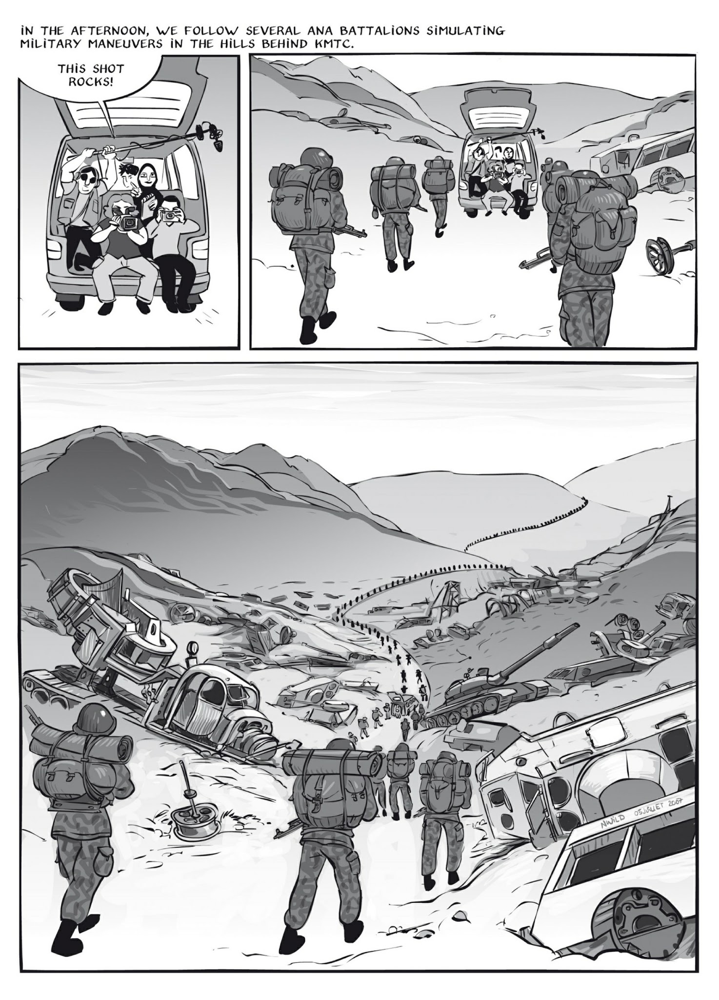 Read online Kabul Disco: How I Managed Not to be Abducted in Afghanistan comic -  Issue # TPB - 110