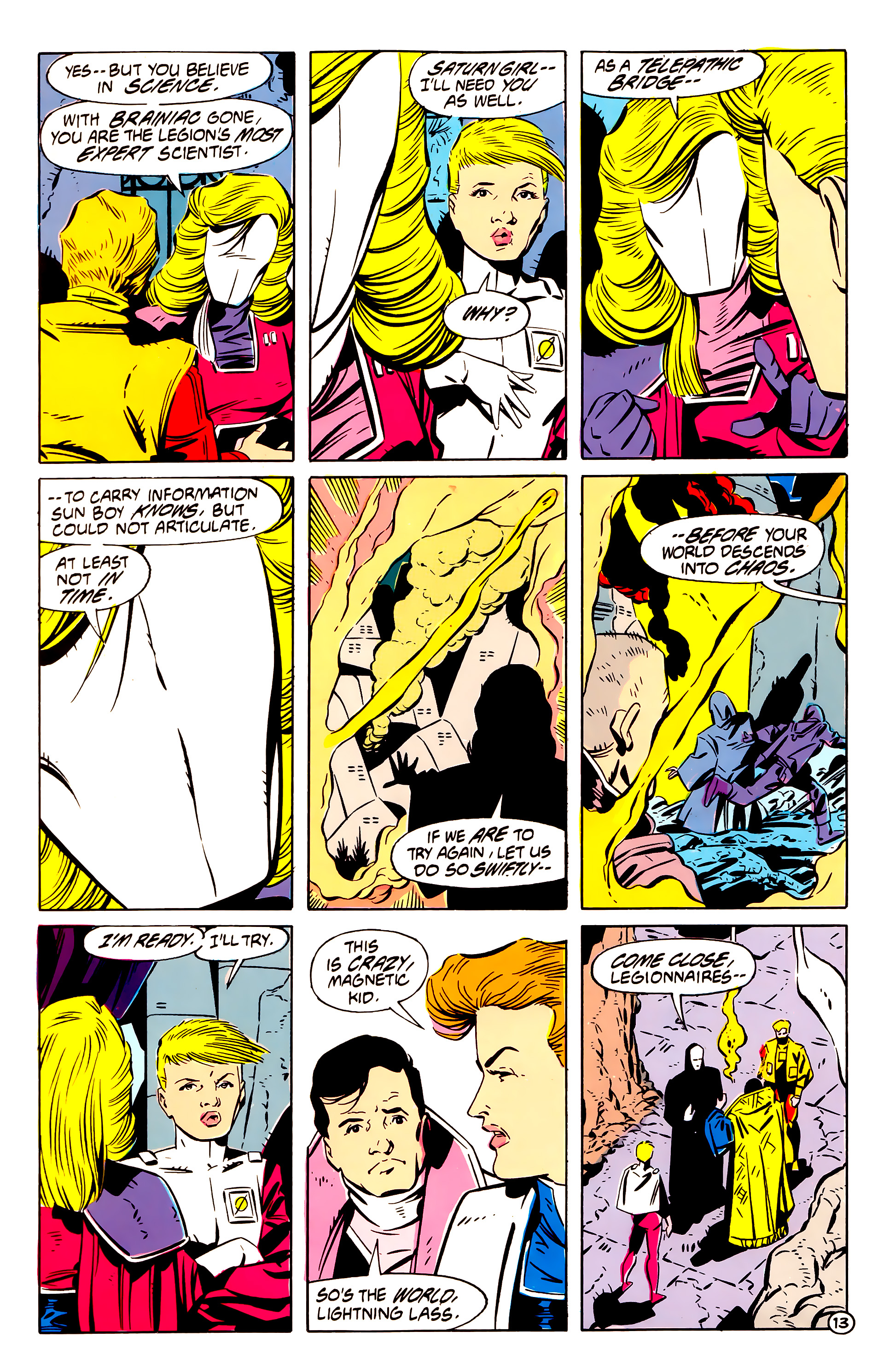 Read online Legion of Super-Heroes (1984) comic -  Issue #61 - 14