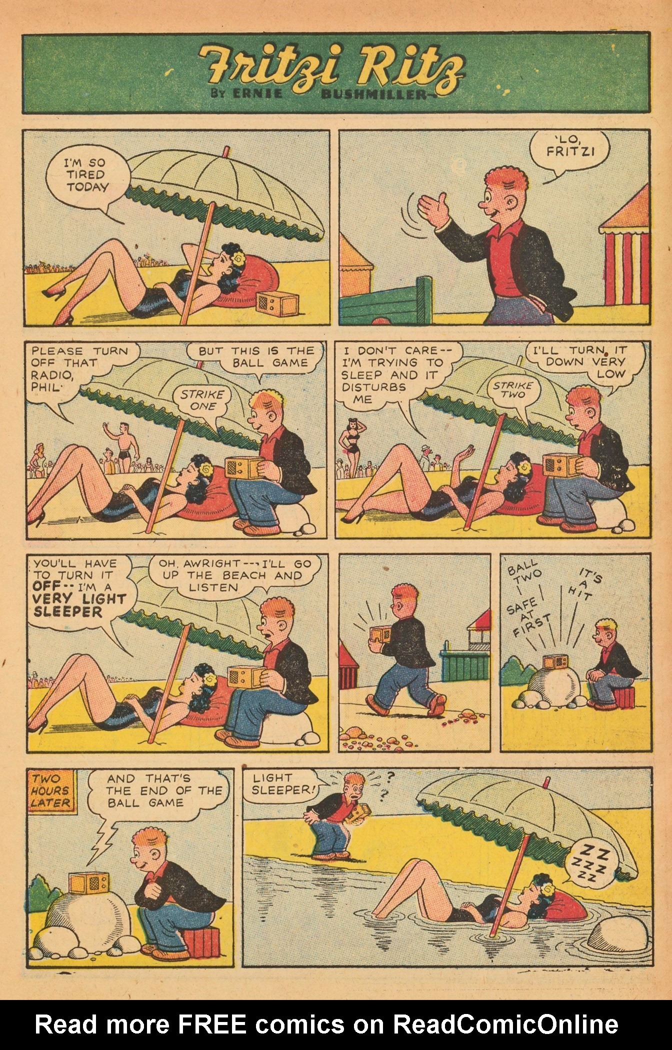 Read online Fritzi Ritz (1953) comic -  Issue #39 - 4