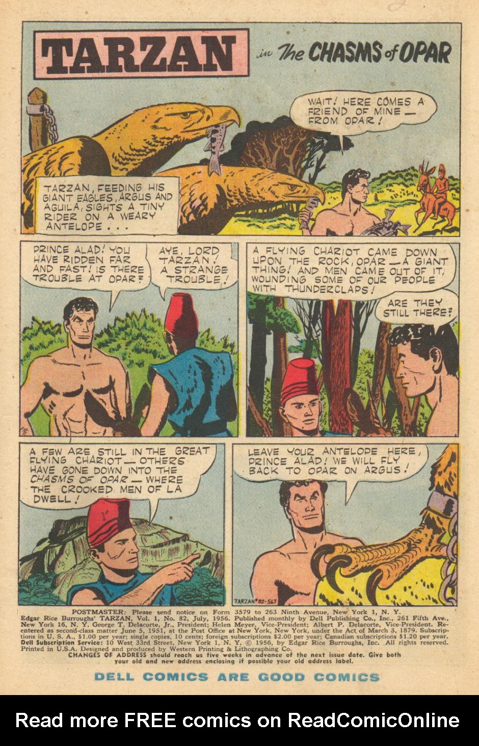Read online Tarzan (1948) comic -  Issue #82 - 3
