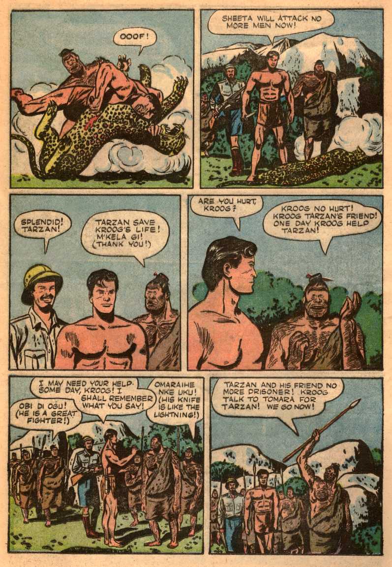 Read online Tarzan (1948) comic -  Issue #1 - 12