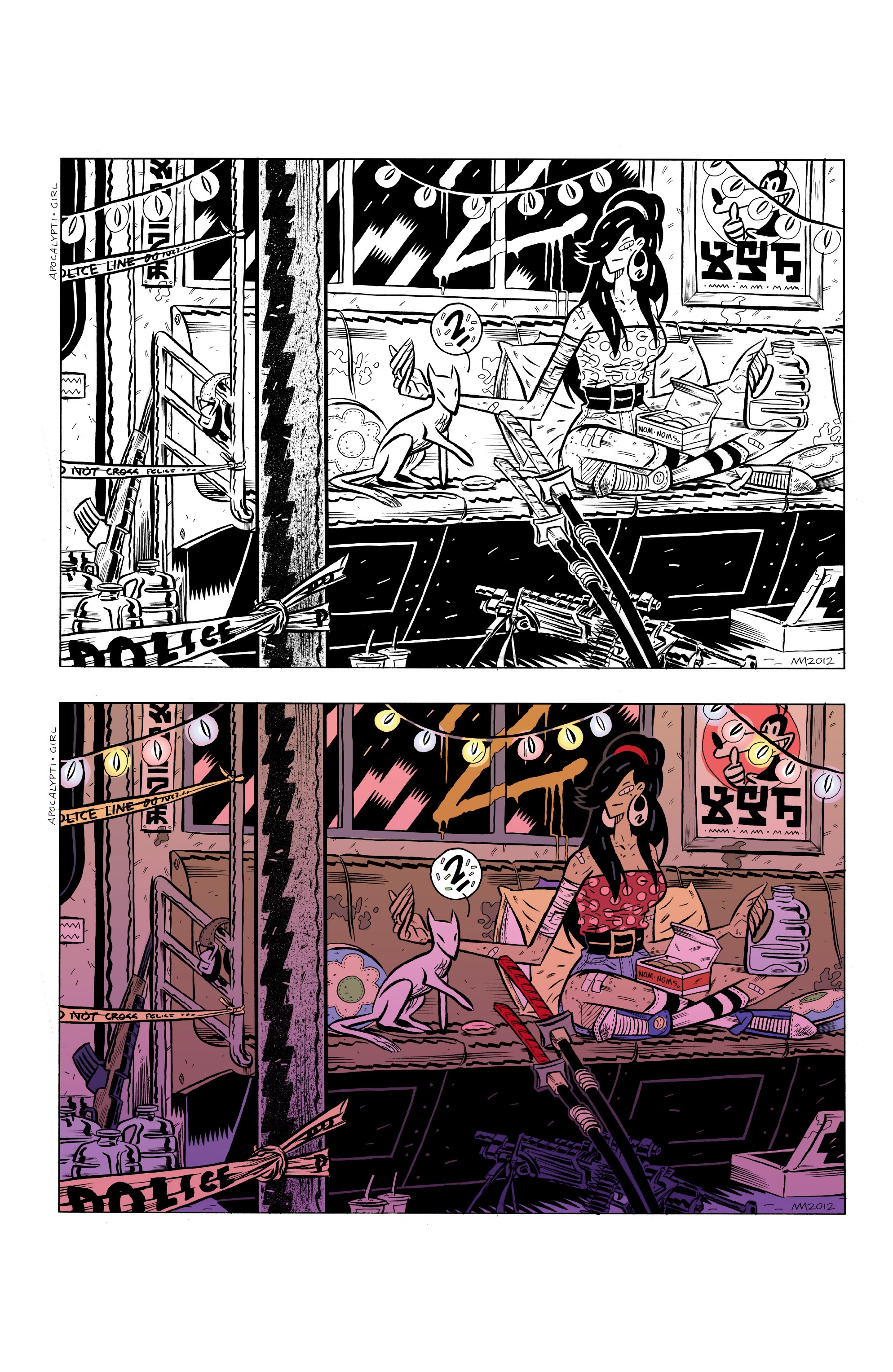 Read online ApocalyptiGirl: An Aria for the End Times (2020) comic -  Issue # TPB - 126