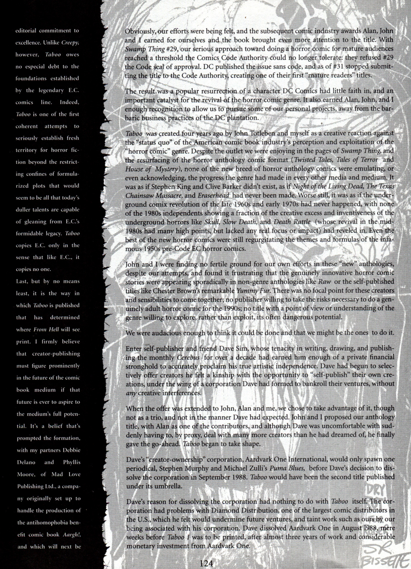 Read online Taboo comic -  Issue #9 - 126