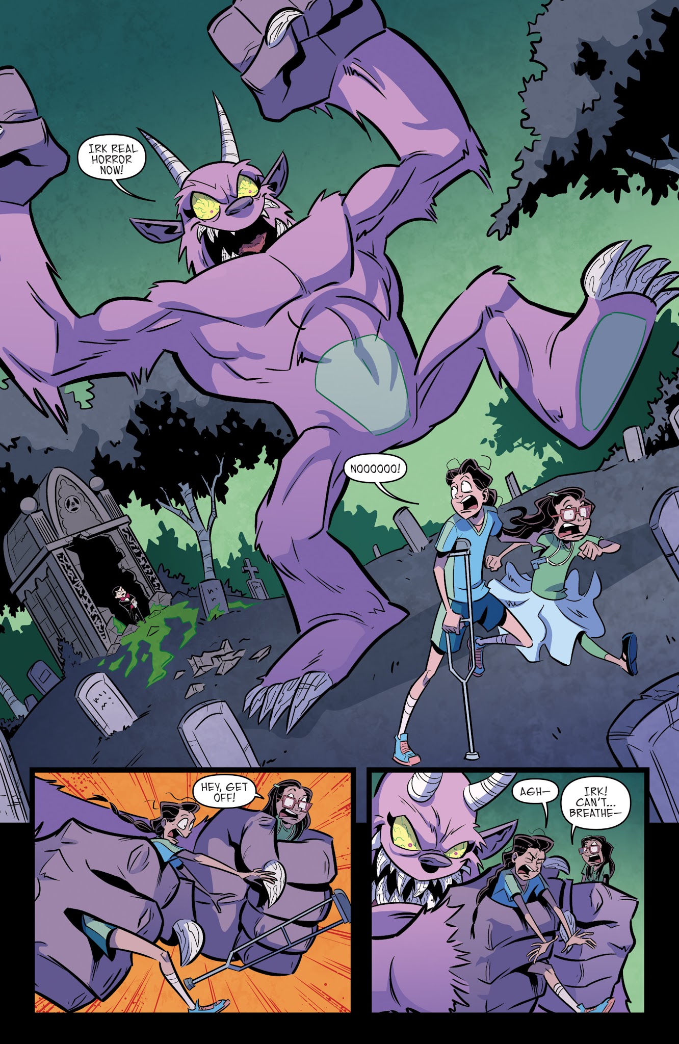 Read online Goosebumps: Monsters At Midnight comic -  Issue #3 - 4
