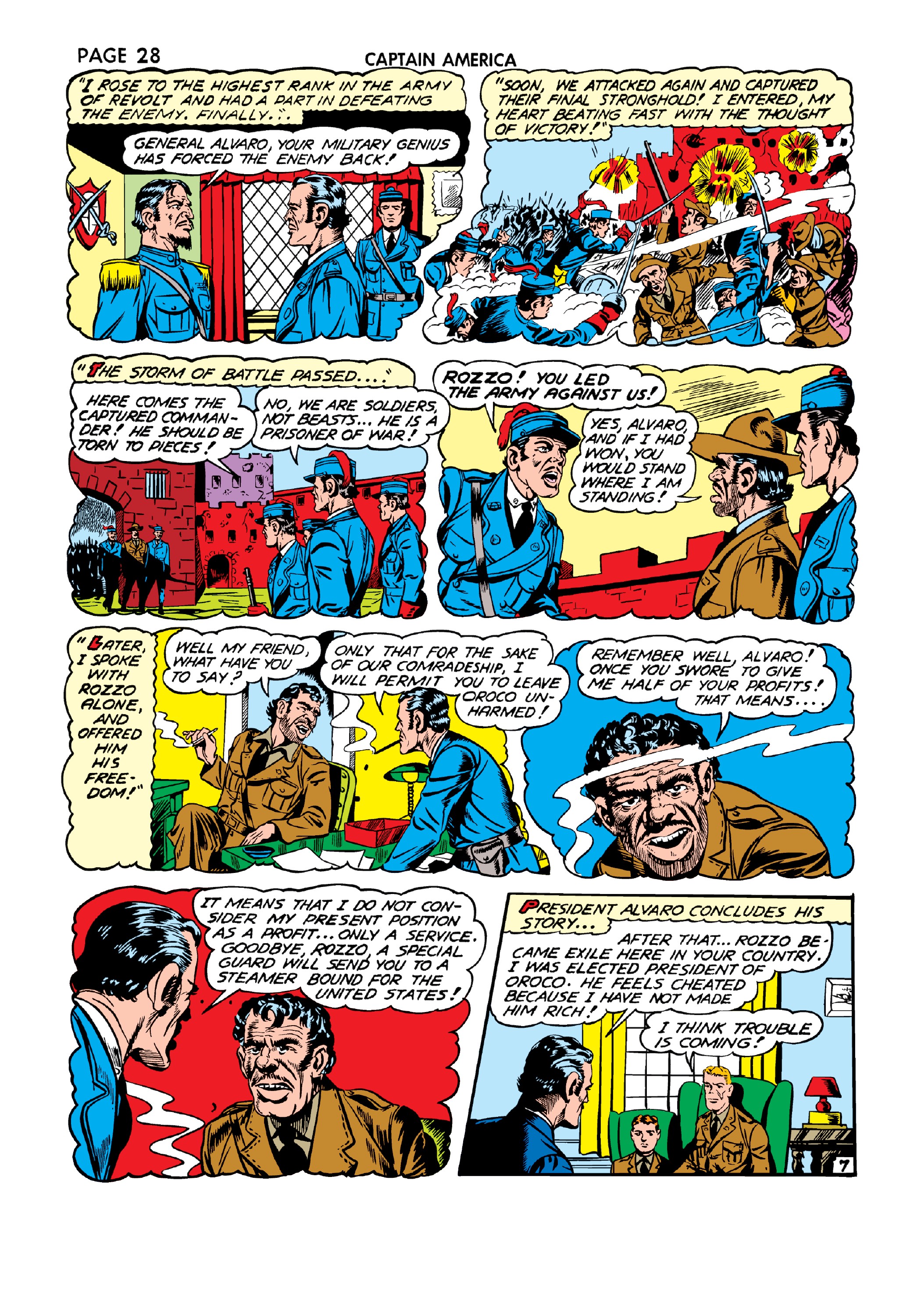 Read online Marvel Masterworks: Golden Age Captain America comic -  Issue # TPB 3 (Part 3) - 35